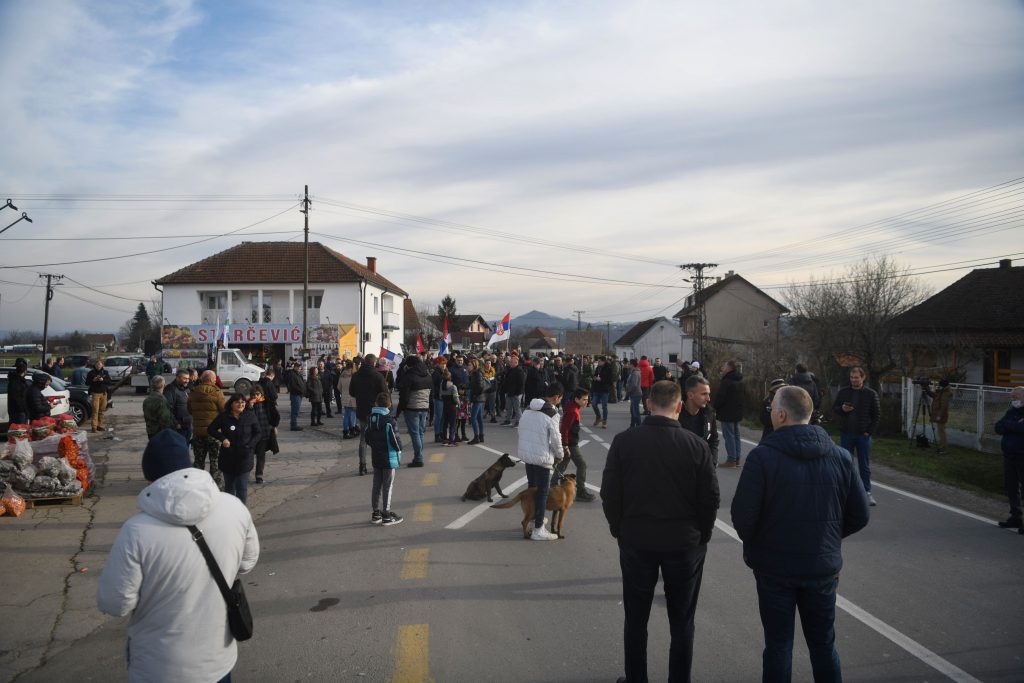 Gornje Nedeljice 02. januar 2022. Protest blokada Rio Tinto ekoloski protest Foto:Filip Krainčanić/Nova.rs
