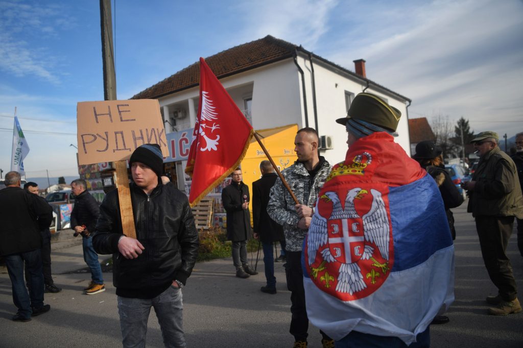 Gornje Nedeljice 02. januar 2022. Protest blokada Rio Tinto ekoloski protest Foto:Filip Krainčanić/Nova.rs
