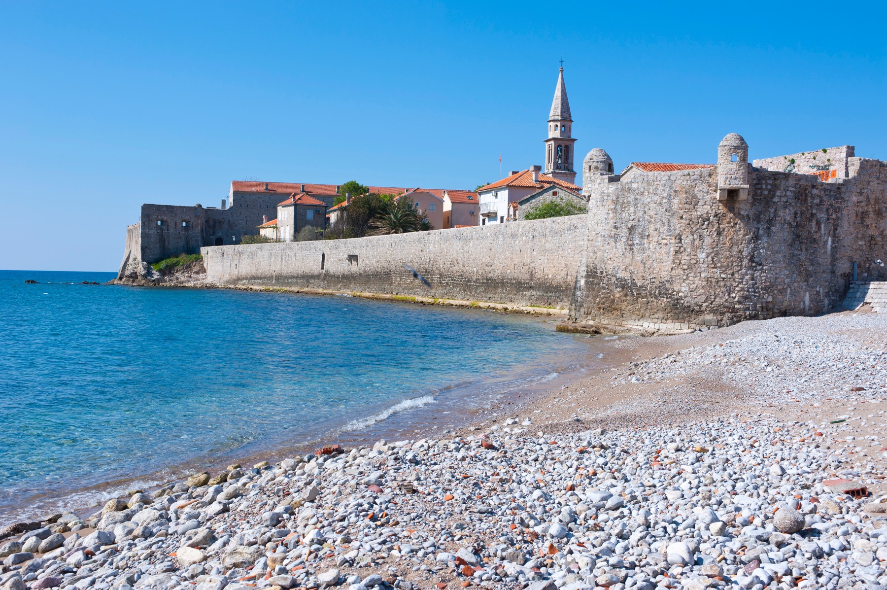 Old town of Budva, Montenegro, Europe