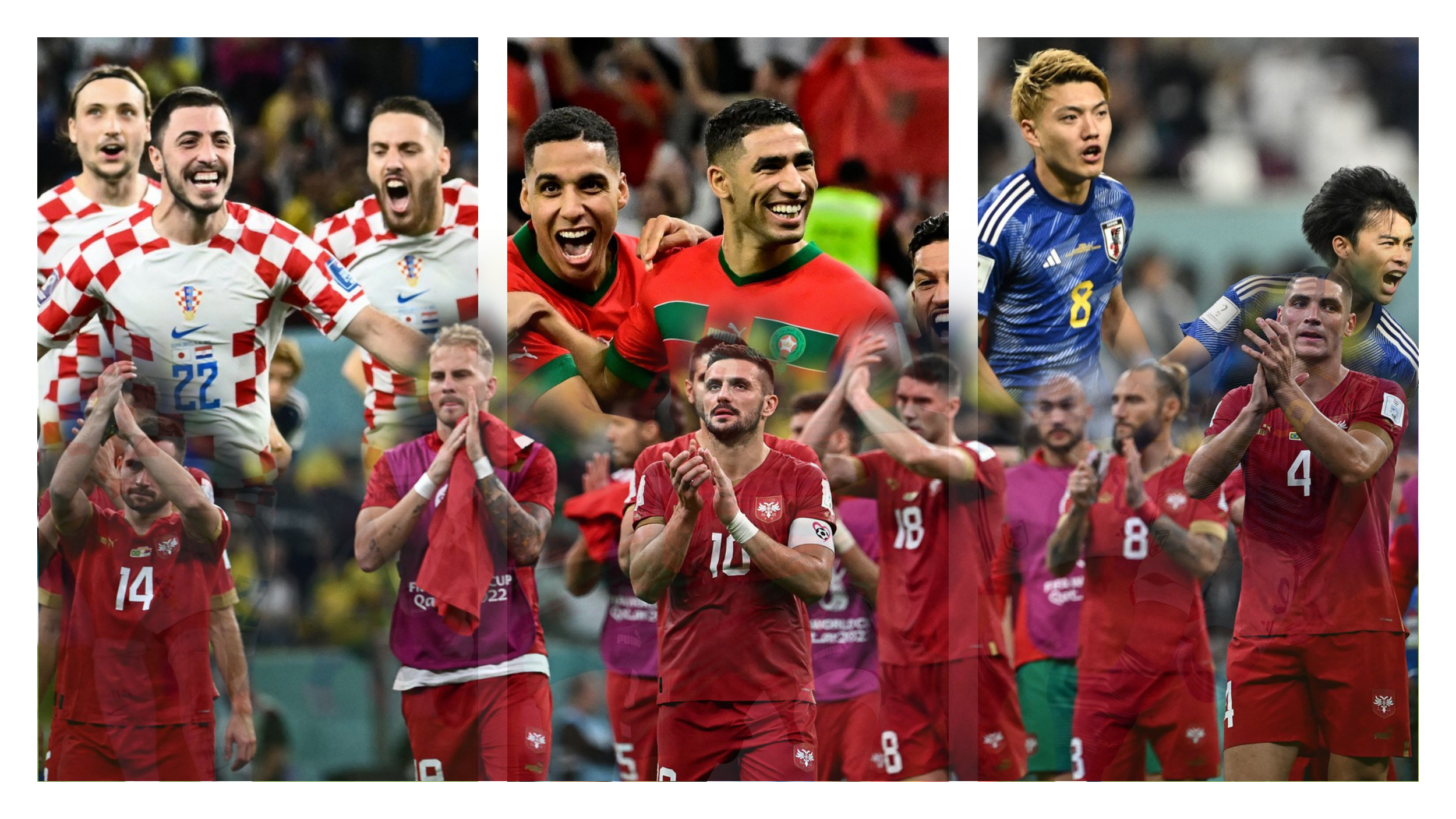 hrvatska, maroko, japan srbija, fudball katar prvenstvo kombo