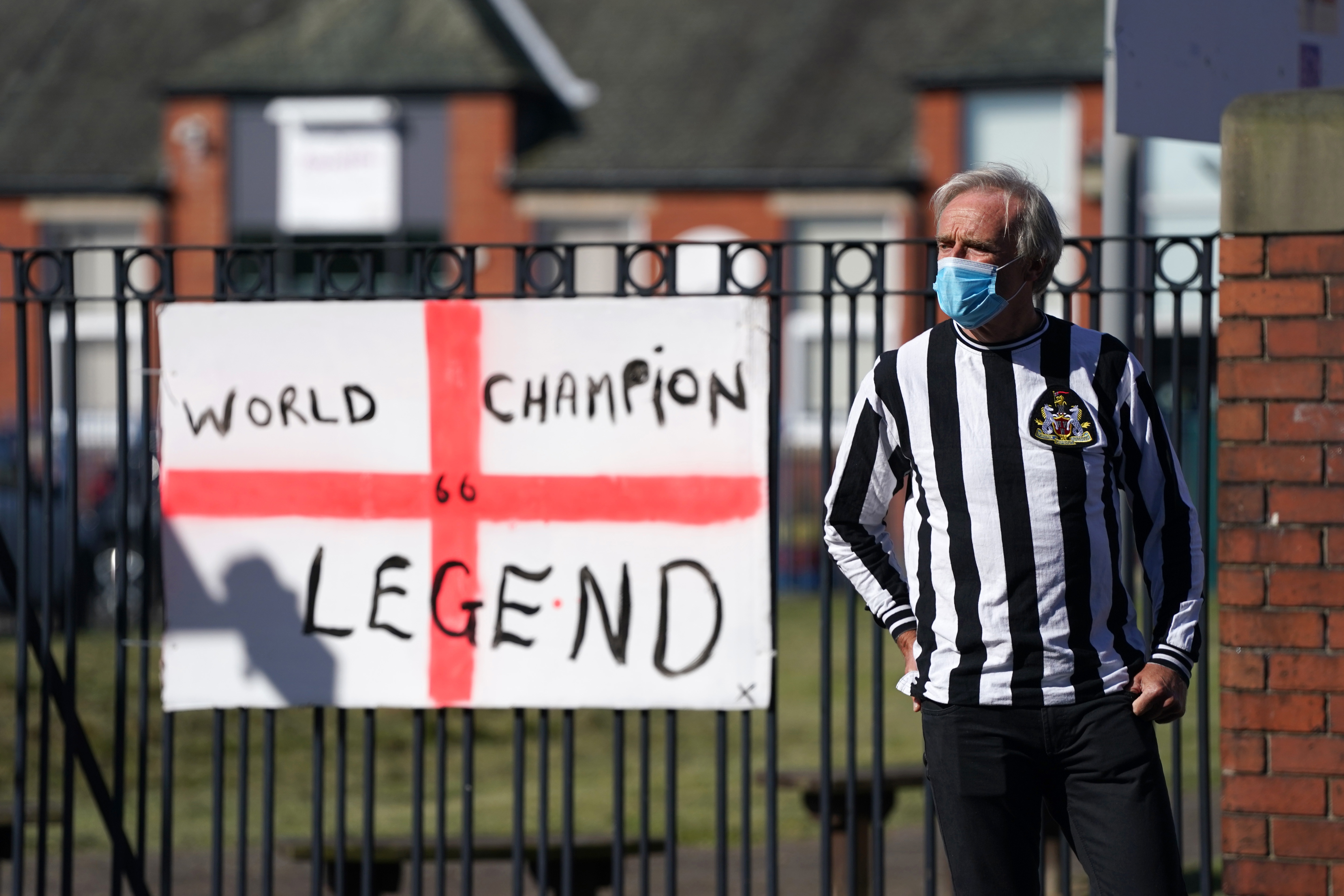 Jack Charlton funeral in Ashington