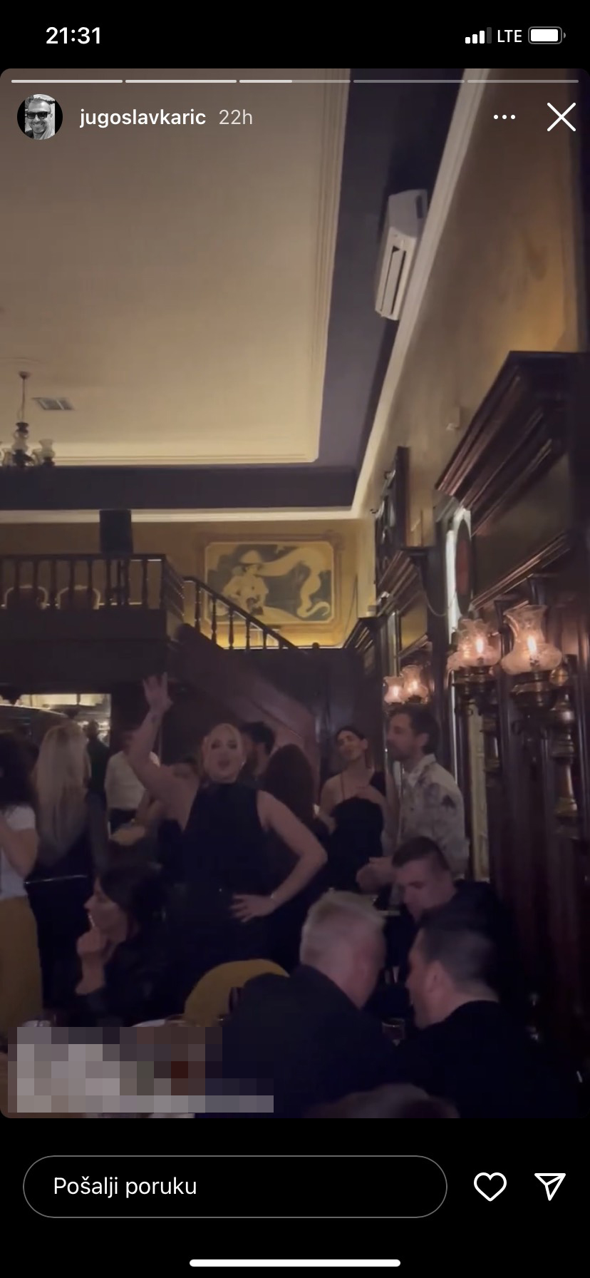 Ilda Šaulić, kafana Dva jelena, Jugoslav Karić Foto: Instagram/jugoslavkaric