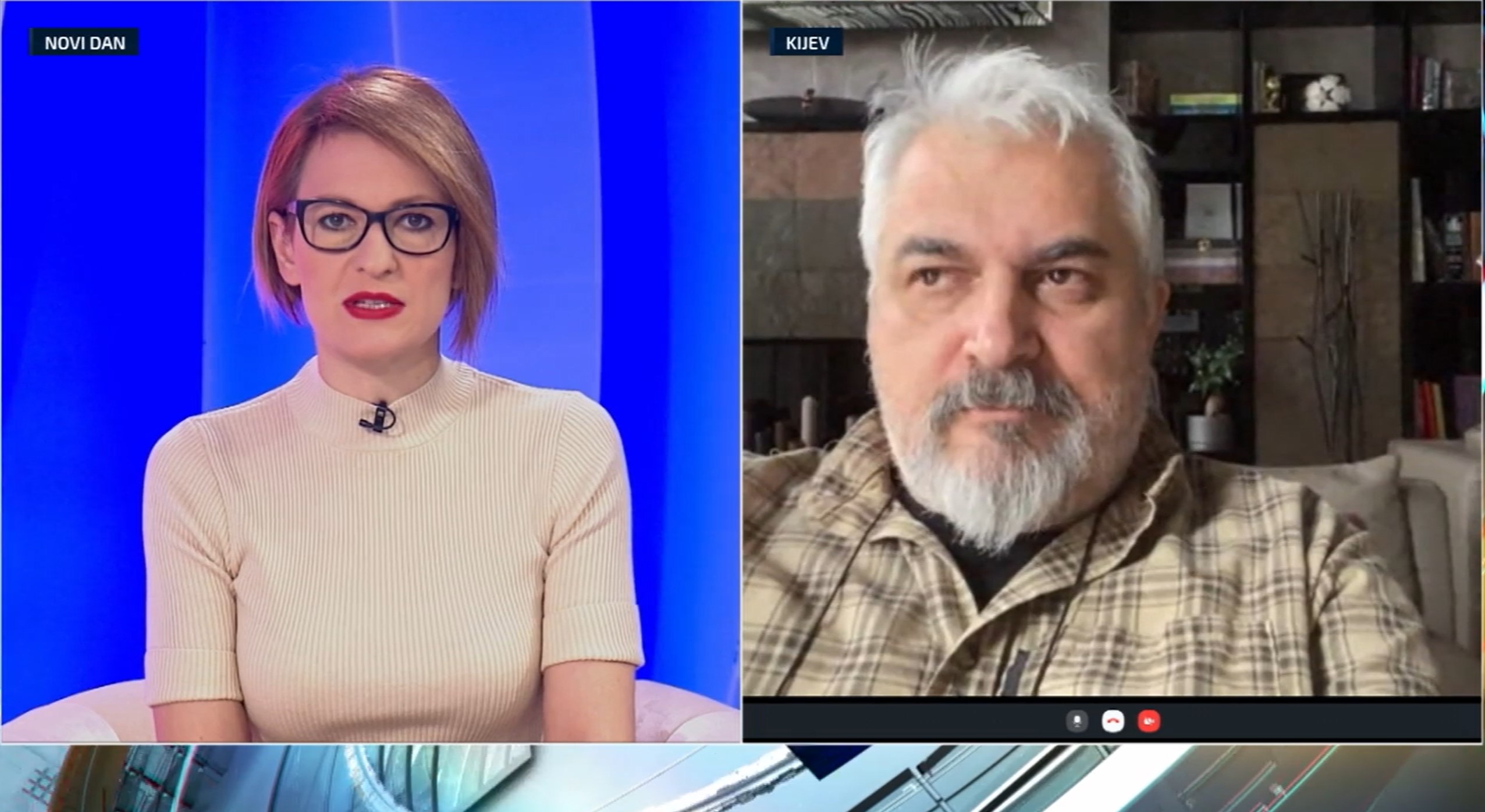 Novinarka N1 Marija Šehić i Aleksandar Vasović Foto: N1