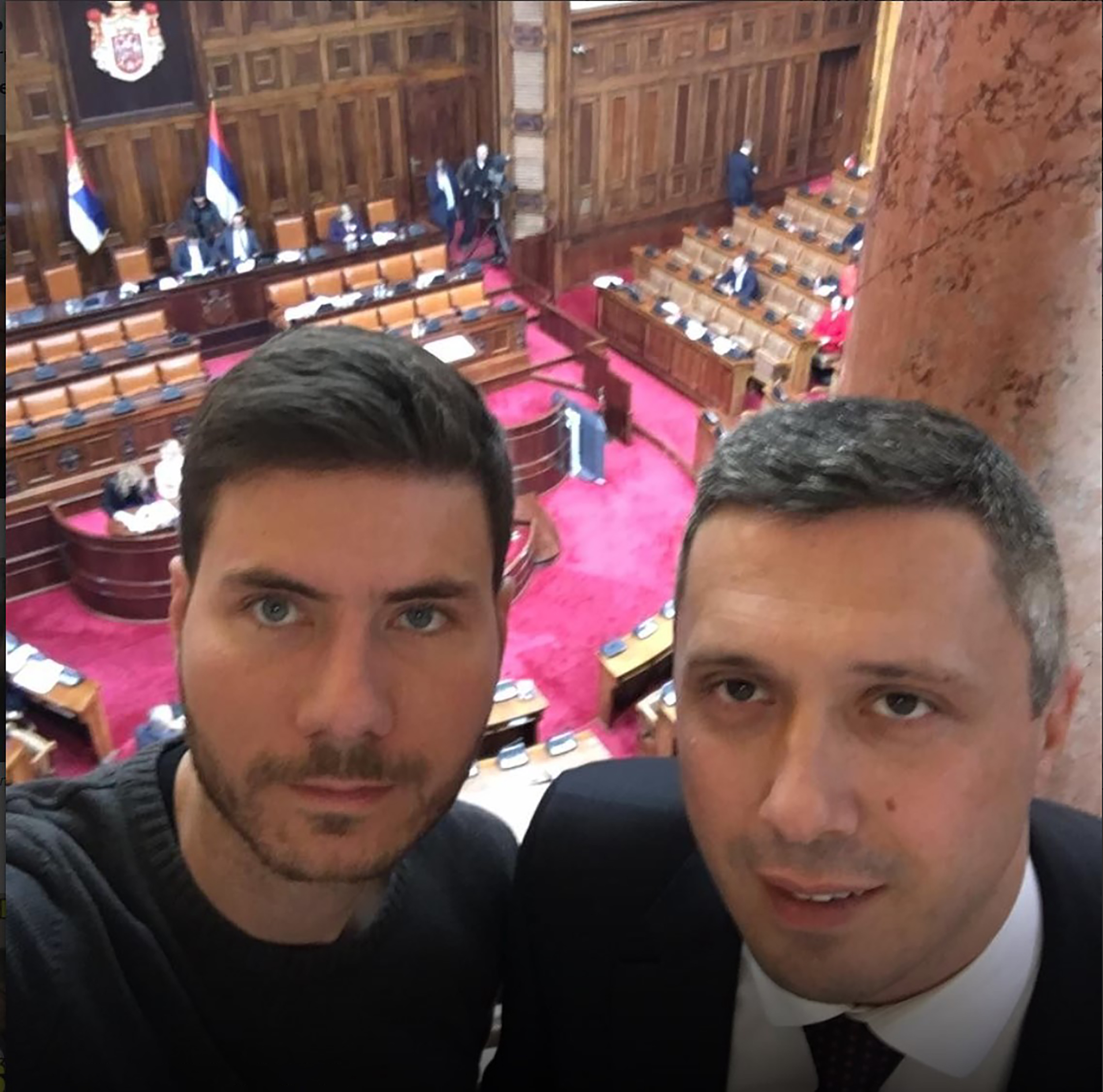Ivan Pernar i Boško Obradović zajednički selfi