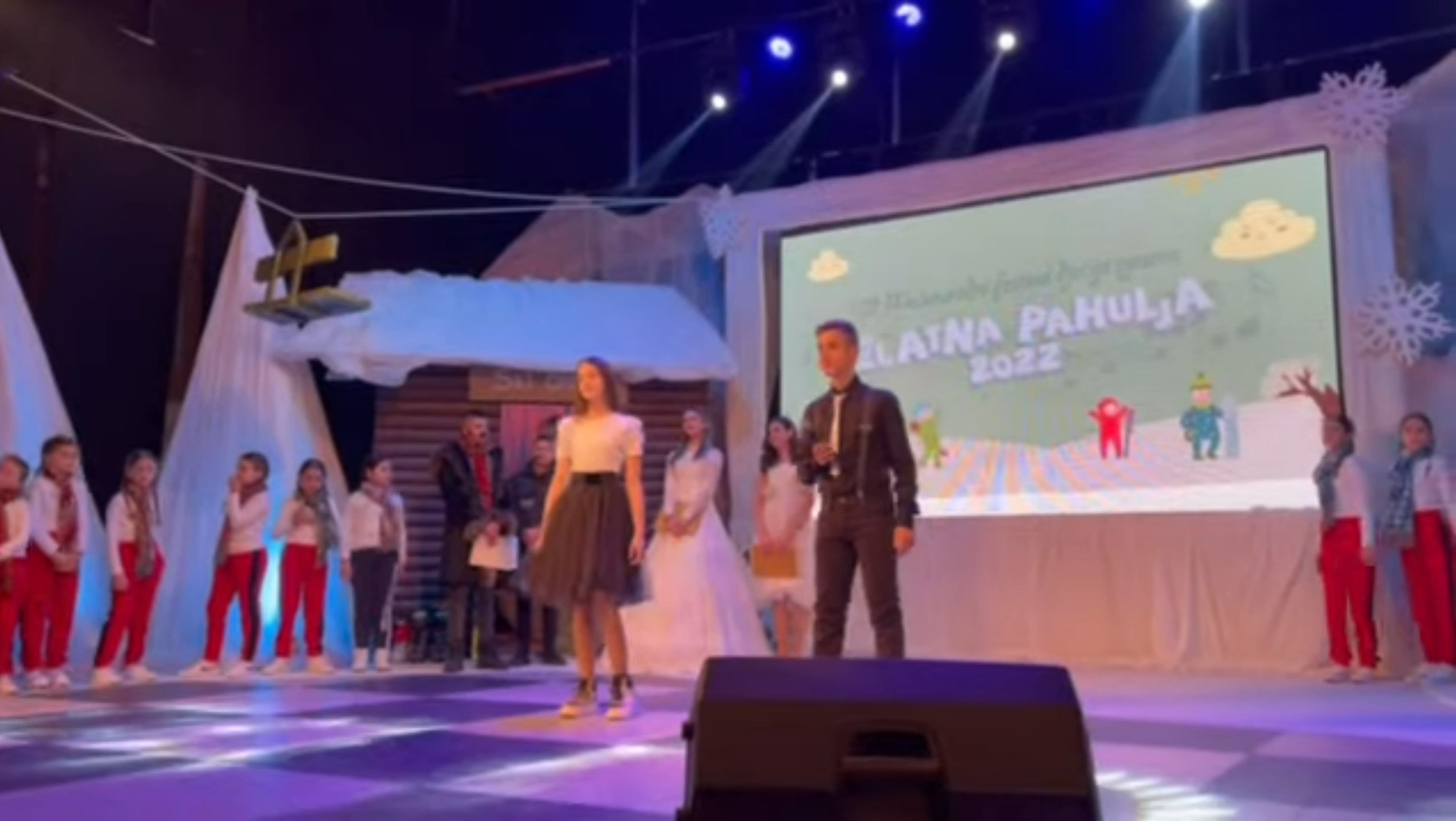 Zlatna pahulja 2022, muzički festiva, deca, pesma Ukrajina Foto: Printscreen/YouTube/Vijesti Online