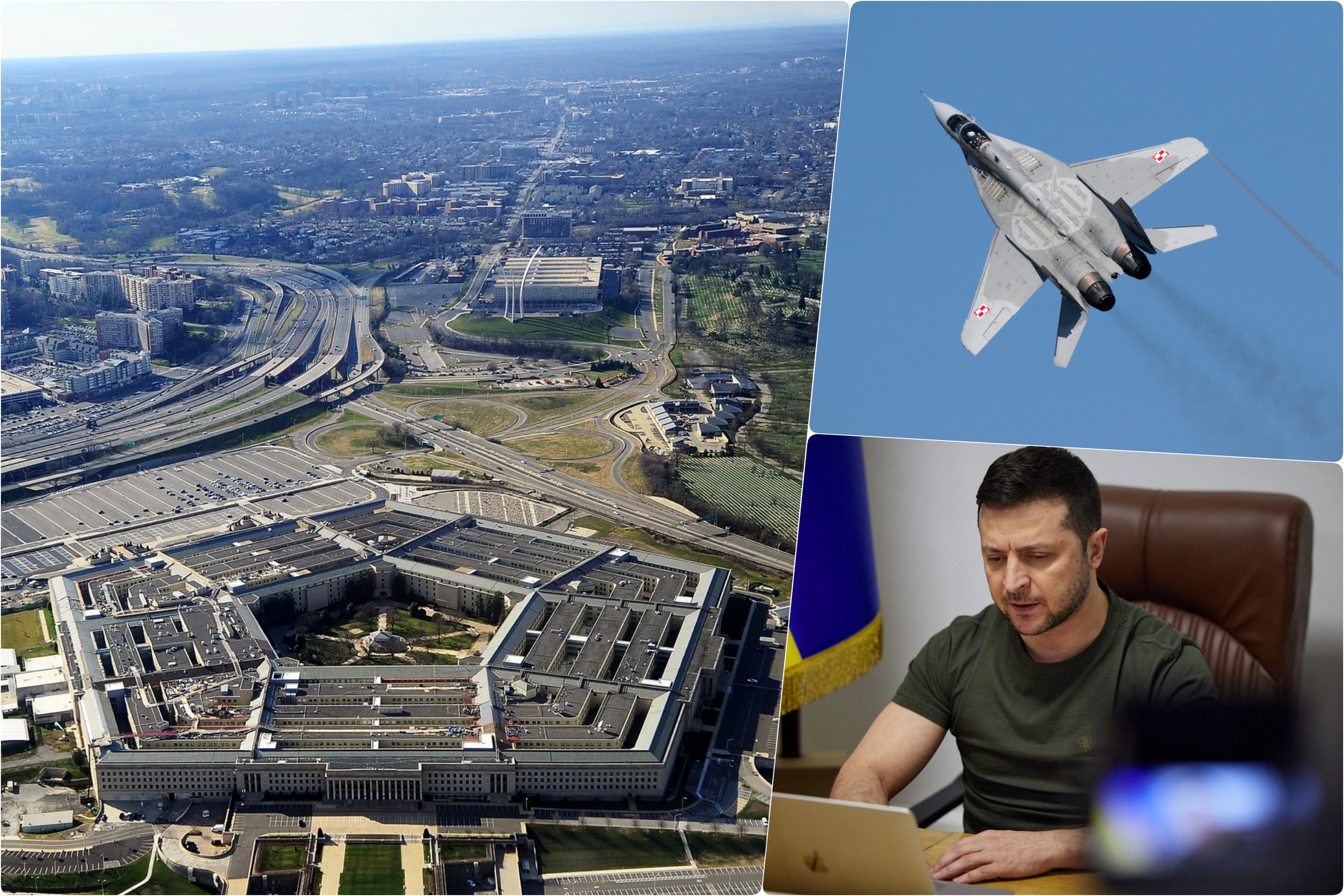 avion poljski zelenski pentagon