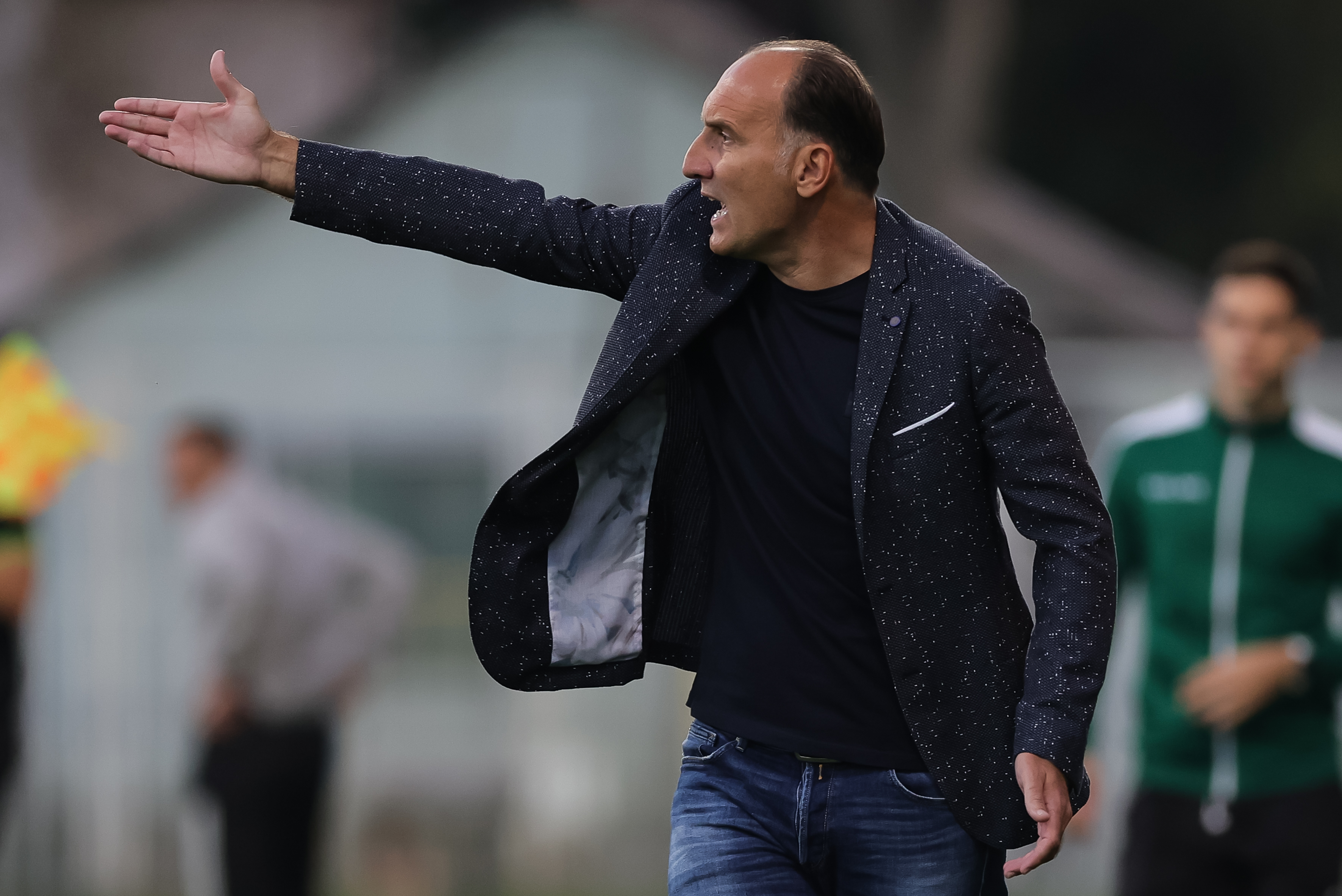 head coach Damir Cakar  during the Mozzart Super Liga 2022/2023 match Cukaricki and Novi Pazar at stadium FK Cukaricki on October  29, 2022 in Belgrade, Serbia. (Photo by Srdjan Stevanovic/Starsport.rs ©)