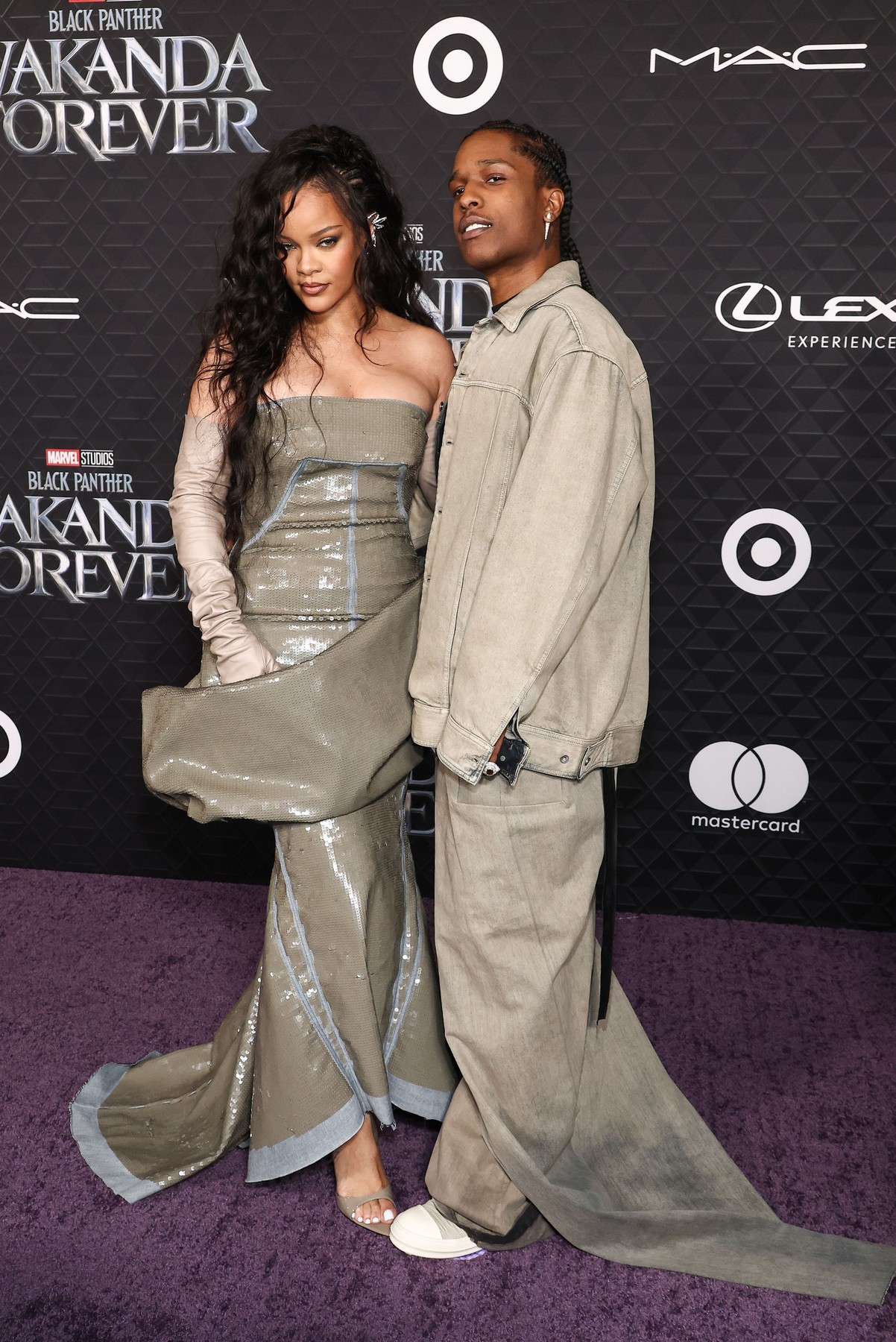 Rihanna and ASAP Rocky
'Wakanda Forever' premiere, Arrivals, Los Angeles, California, USA - 26 Oct 2022,Image: 733473441, License: Rights-managed, Restrictions: , Model Release: no, Credit line: John Salangsang / Shutterstock Editorial / Profimedia