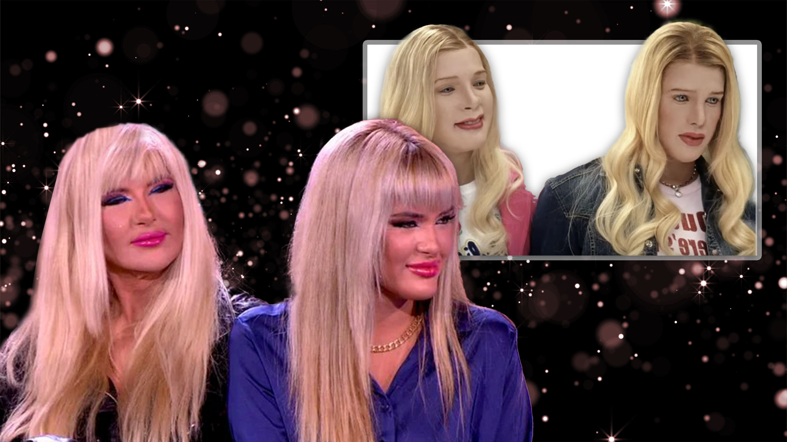 Jami i ćerka, white chicks