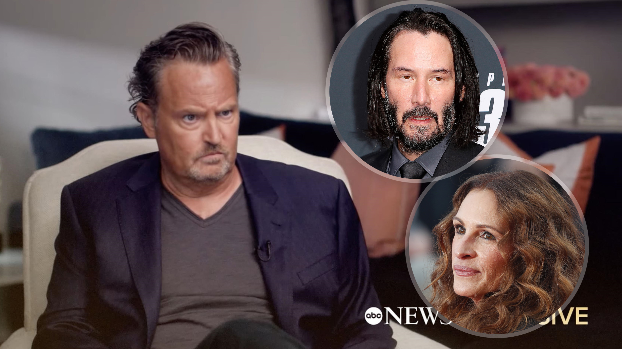 Matthew Perry , Julia Roberts, Keanu Reeves