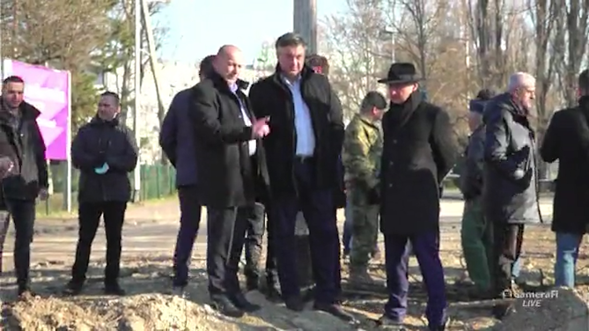 Plenković na mestu gde je pala bespilotna letelica