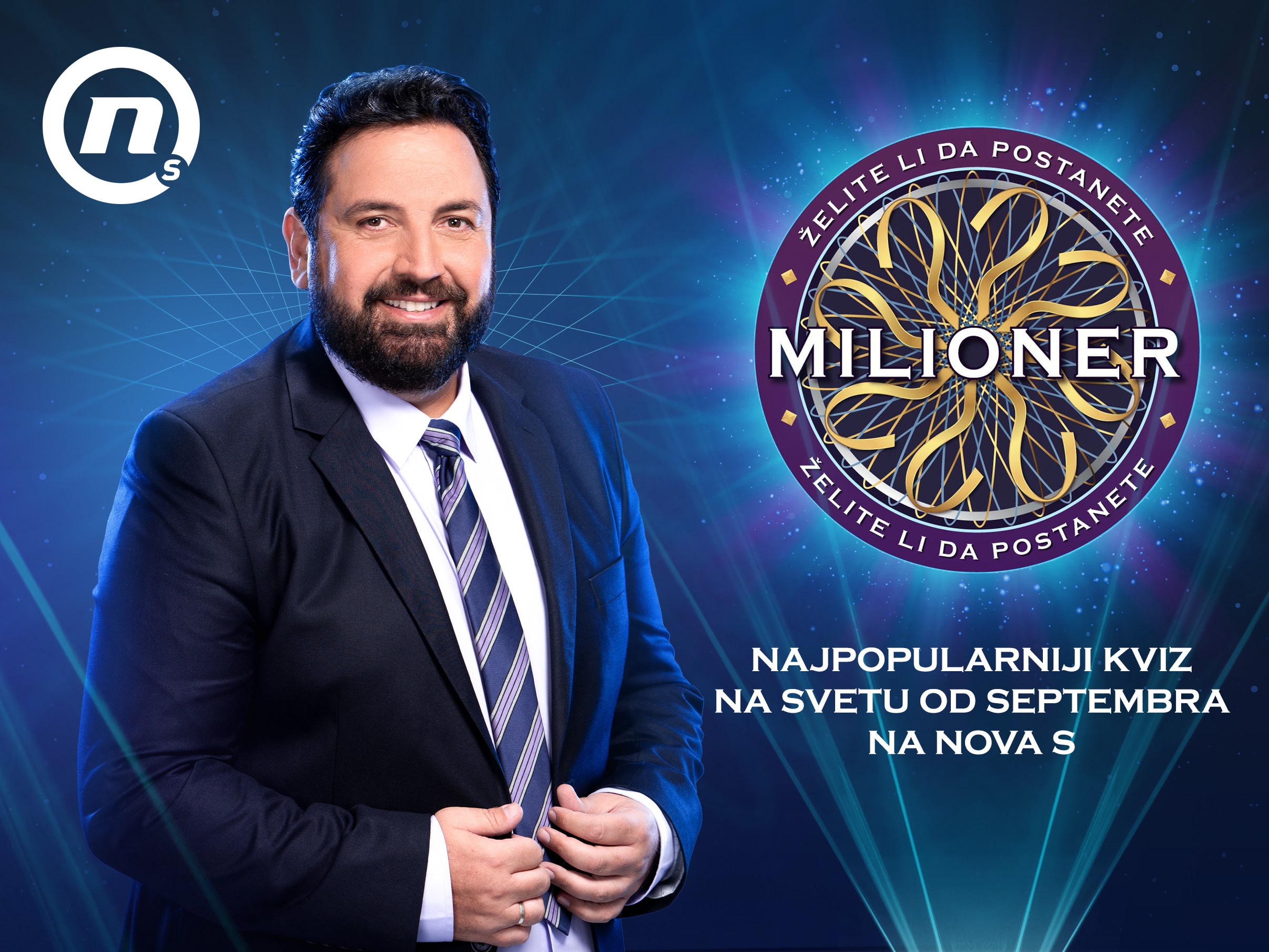 Ivan Zeljković Zeka, voditelj, kviz Želite li da postanete milioner, najava Foto: Promo