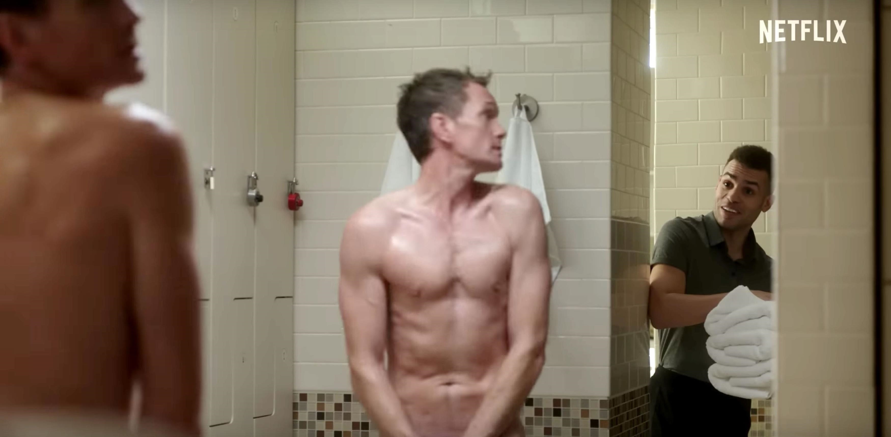Neil Patrick Harris attempts to take a 'dick pic' as he re-enters the dating scene after end of 17 year long relationship in new trailer for Netflix's upcoming raunchy show Uncoupled
