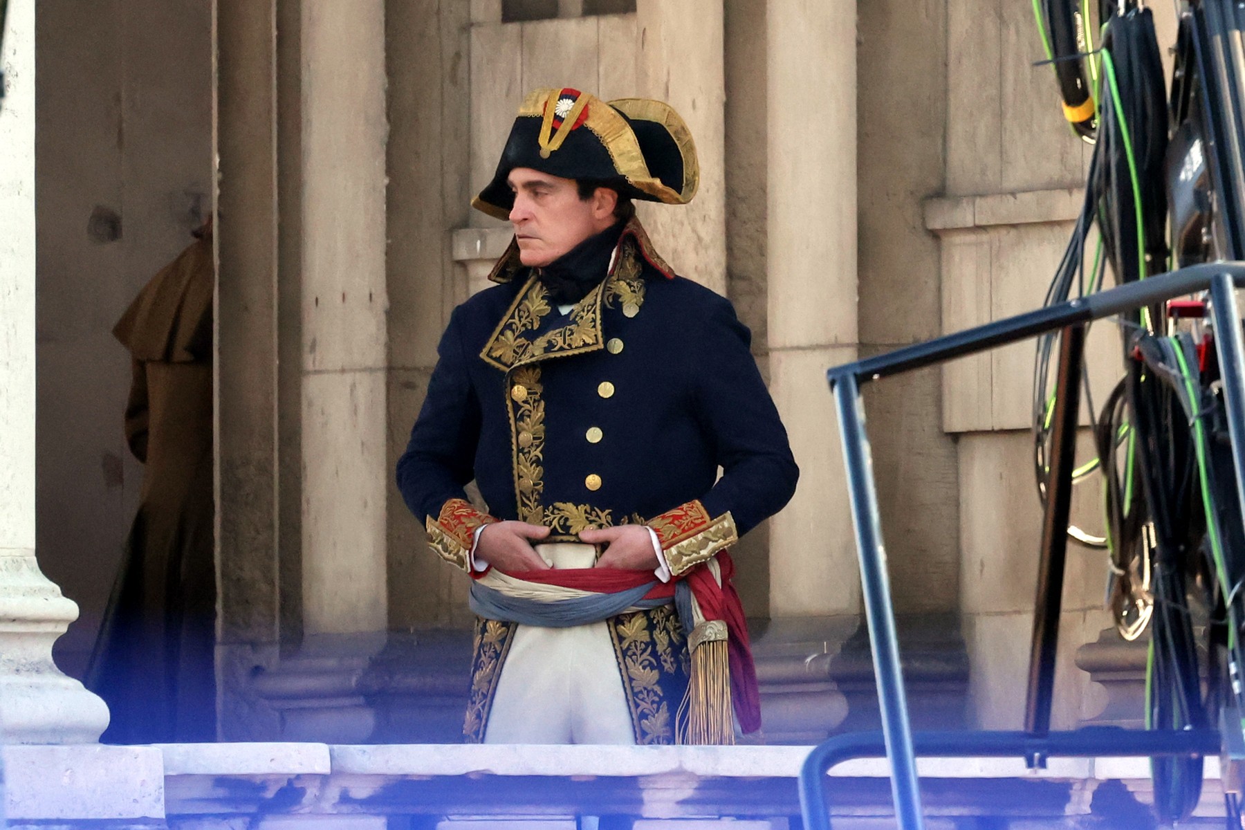 EXCLUSIVE: First On Set Pictures Of Joaquin Phoenix As French Emperor Napoleon On Ridley Scotts Kitbag