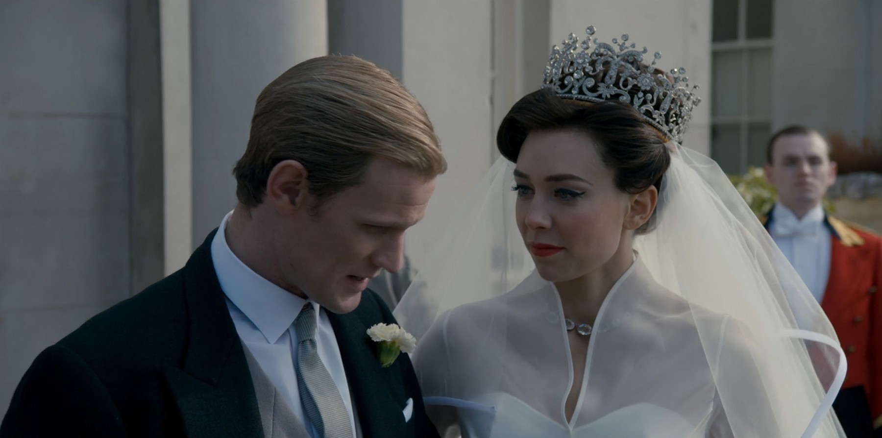 Vanessa Kirby and Matt Smith