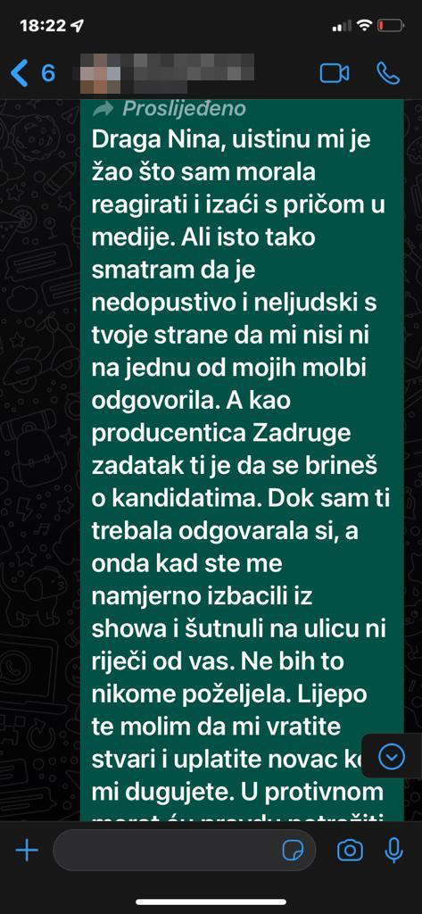 Vampirica Olja, Olja Einfalt Mihailović, Zadruga, poruke, prepiska Foto: Privatna arhiva/Olja Einfalt Mihailović