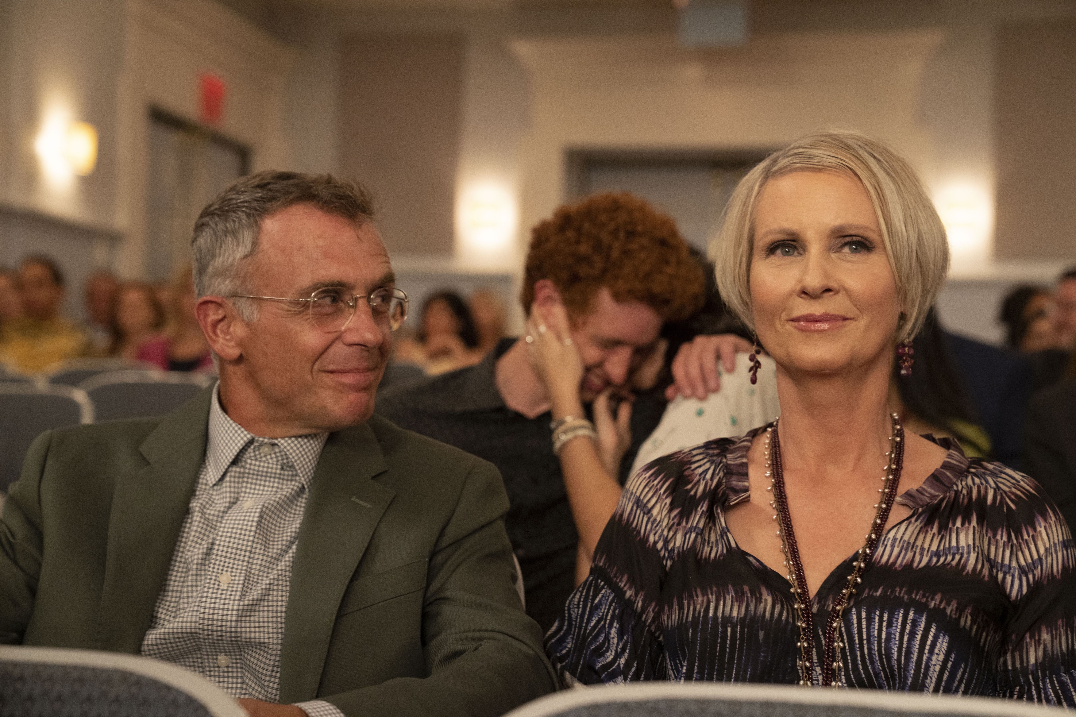 Cynthia Nixon and David Eigenberg