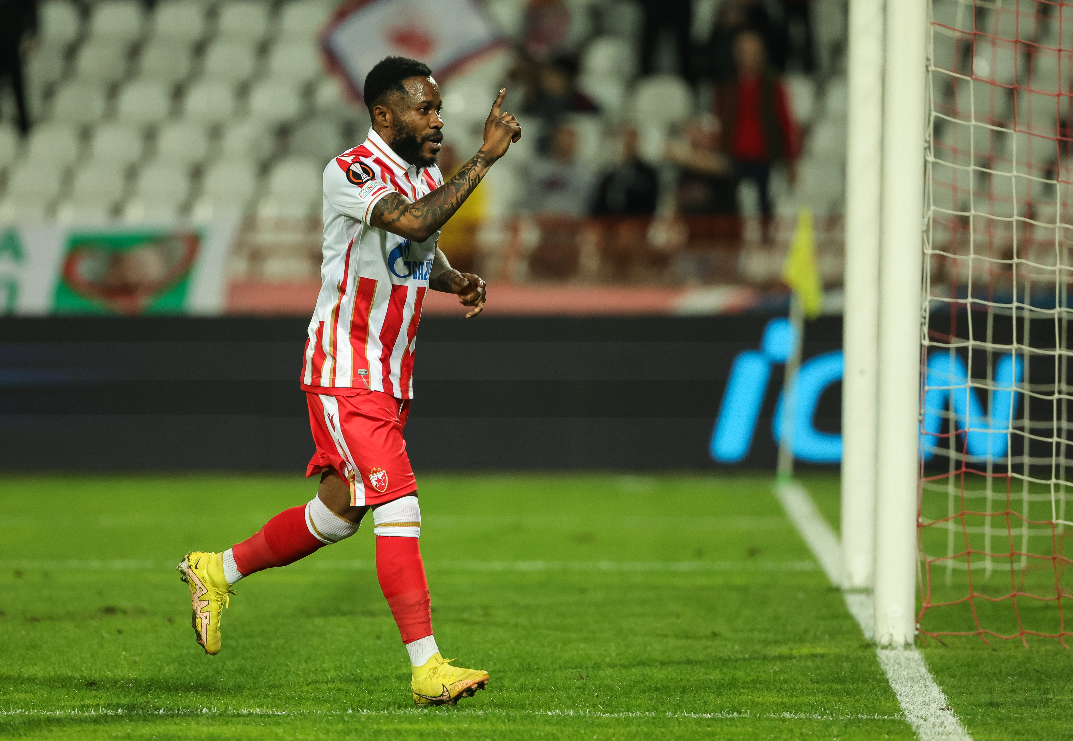 Crvena Zvezda v Ferencvaros TC during the UEFA Europa League group H match Season 2022/2023 match at stadium Rajko Mitic on October 06, 2022 in Belgrade, Serbia. (Photo by Srdjan Stevanovic/Starsport.rs ©)