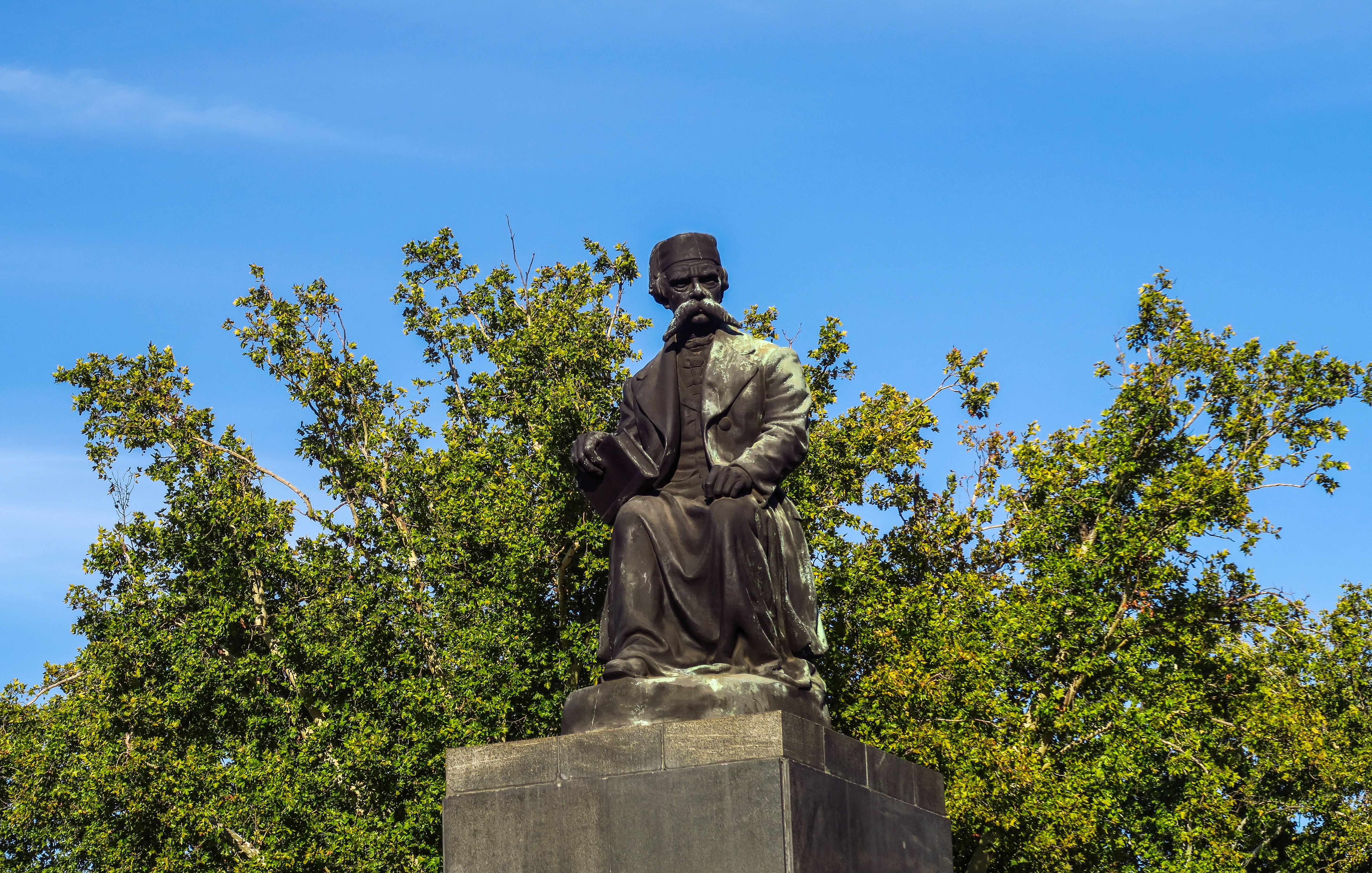 Belgrade,,Serbia,-,September,,2017:,Monument,To,Vuk,Karadzic