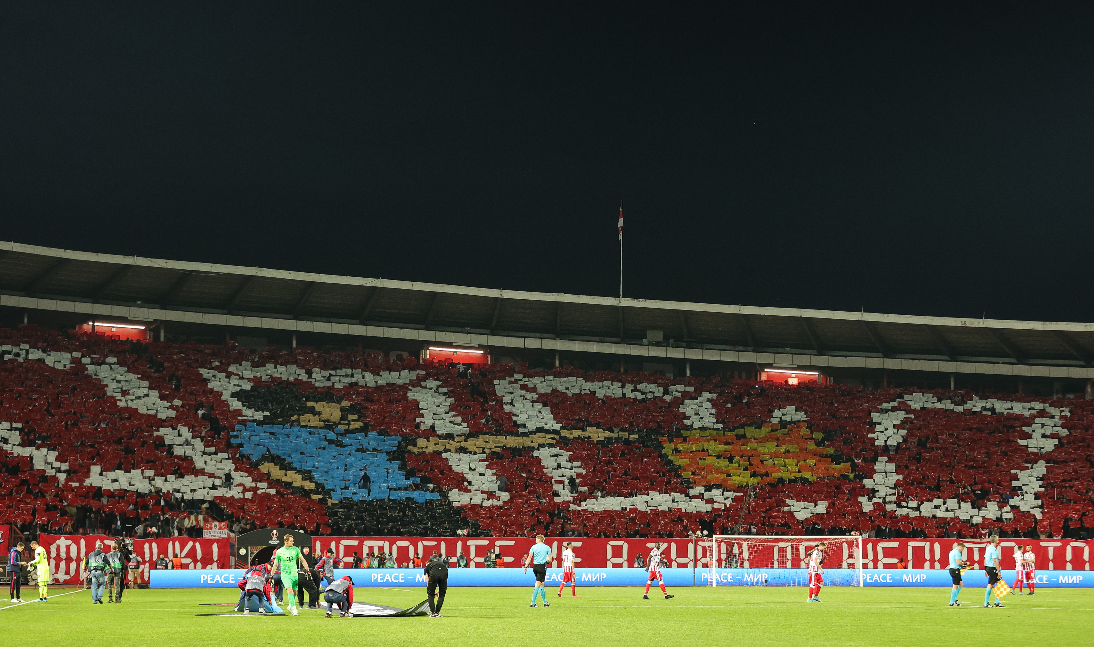 Crvena Zvezda v Ferencvaros TC during the UEFA Europa League group H match Season 2022/2023 match at stadium Rajko Mitic on October 06, 2022 in Belgrade, Serbia. (Photo by Srdjan Stevanovic/Starsport.rs ©)