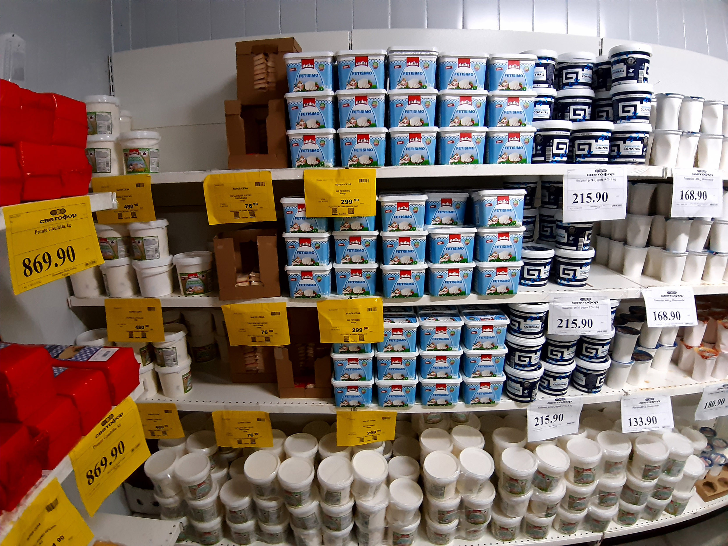 ruski market , svetofor, rafovi, cene namirnice