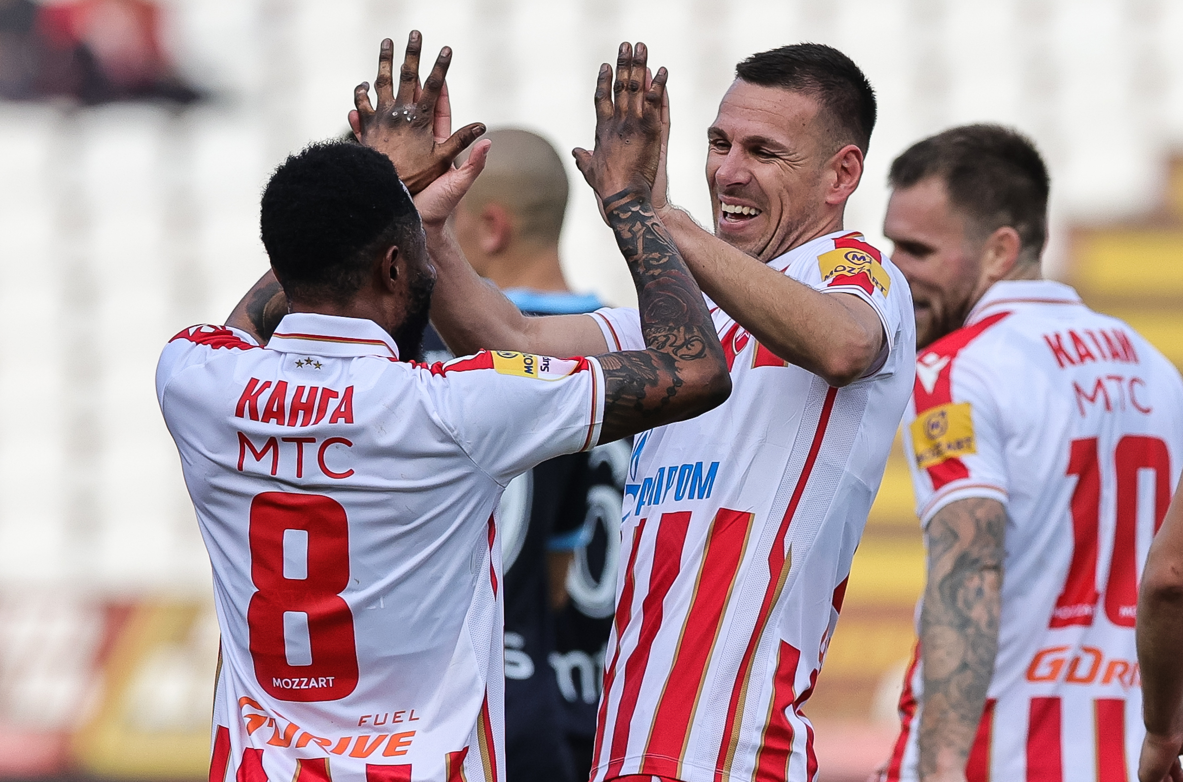 Crvena Zvezda v Spartak, Mozzart Super Liga 2022/2023 at stadium Rajko Mitic (Marakana) on October 09, 2022 in Belgrade, Serbia. (Photo by Srdjan Stevanovic/Starsport.rs ©)