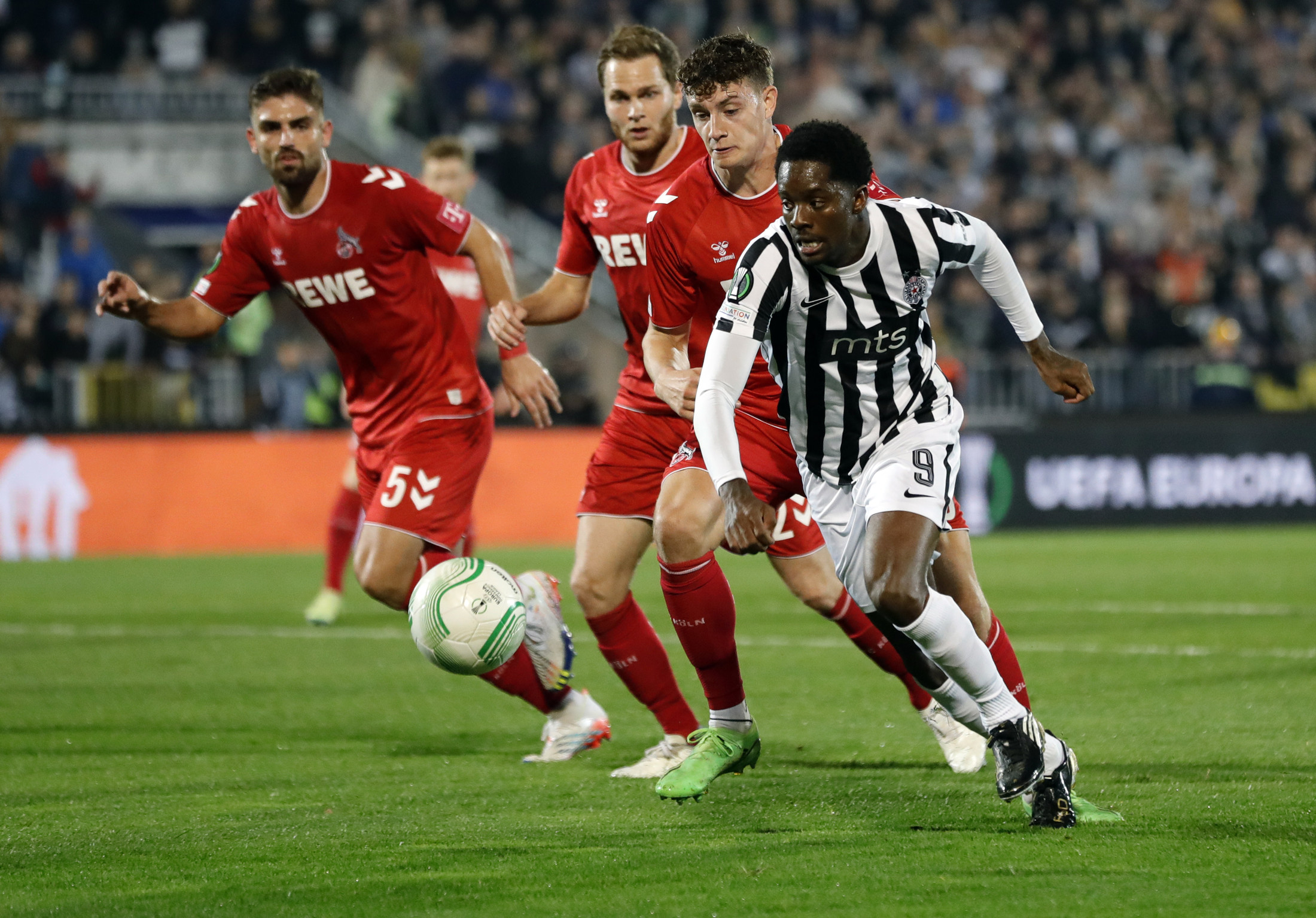 Partizan, Keln, fudbal, utakmica Foto: Pedja Milosavljevic/STARSPORT