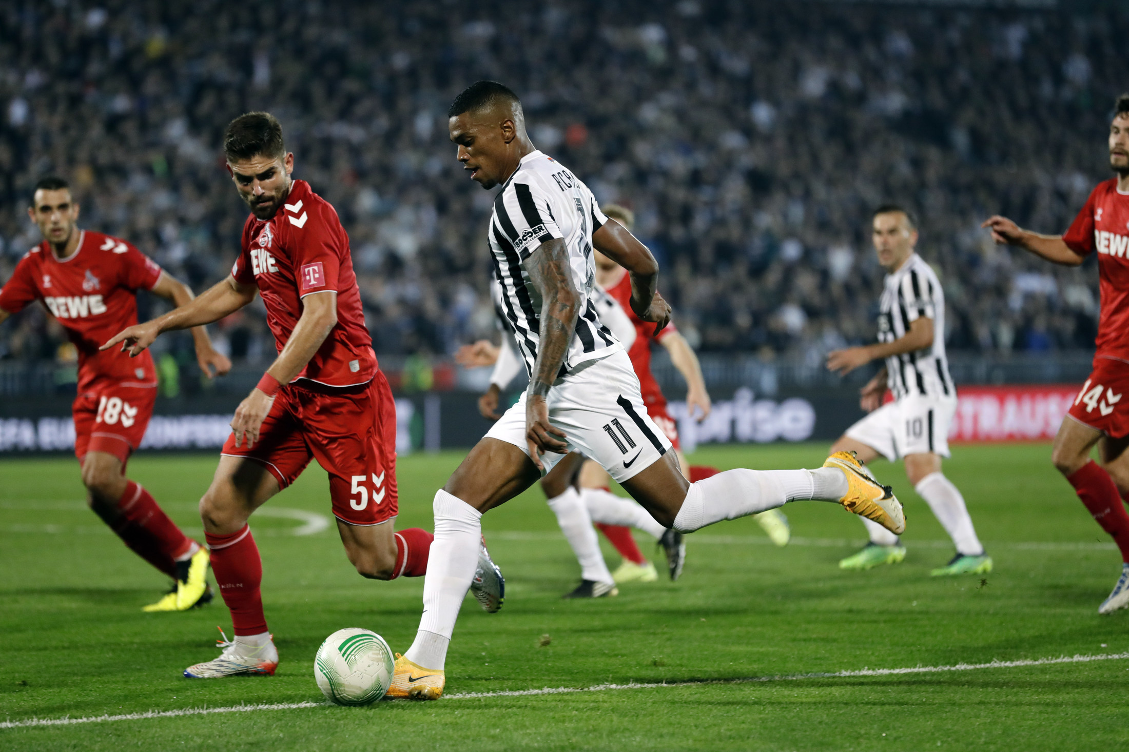 Partizan, Keln, fudbal, utakmica Foto: Pedja Milosavljevic/STARSPORT