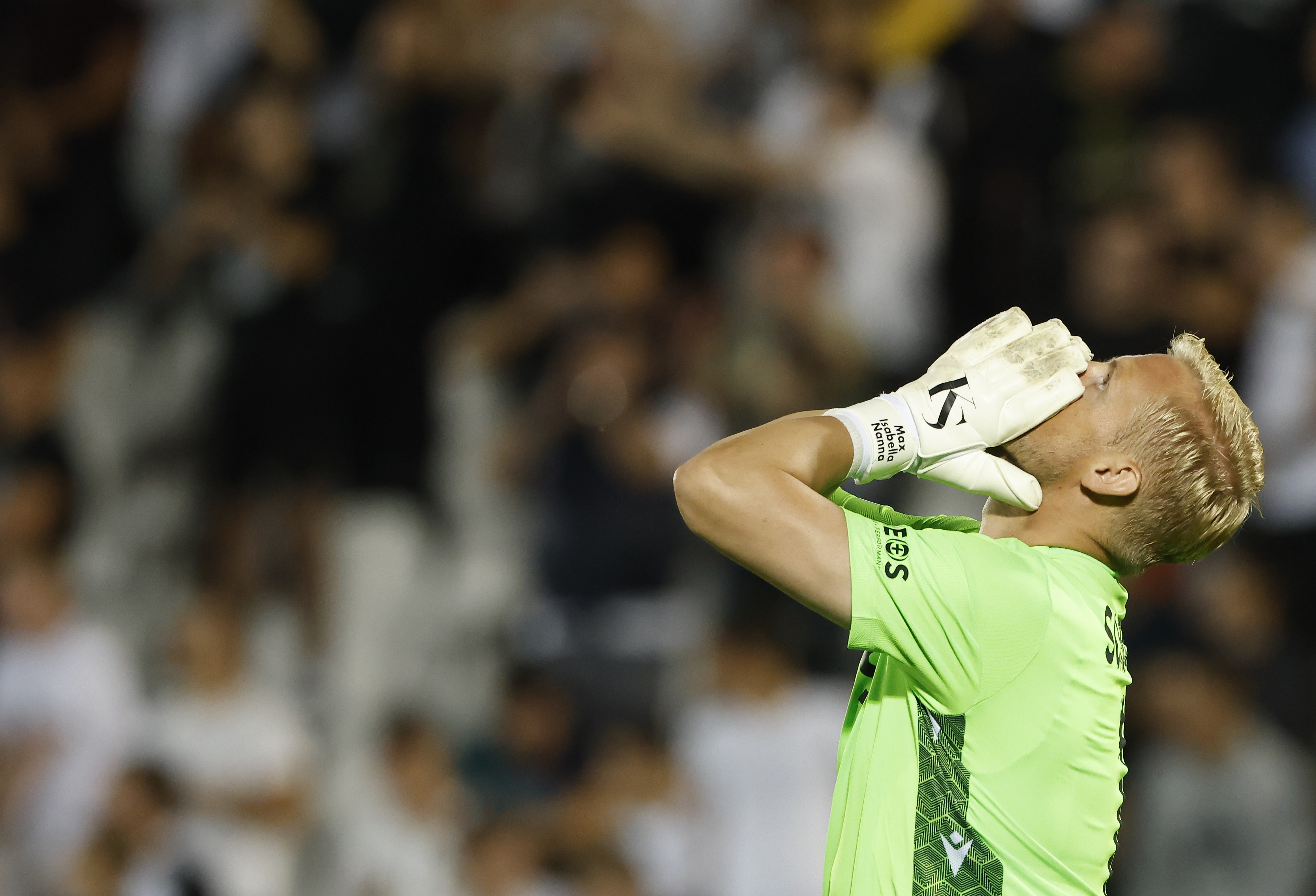 goalkeeper Kasper Schmeichel
Partizan v Nica during the UEFA Conference League 2022/2023 match on stadium FC (JNA) on September 15, 2022 in Belgrade, Serbia. (Photo by Marko Djokovic/Starsport.rs ©)