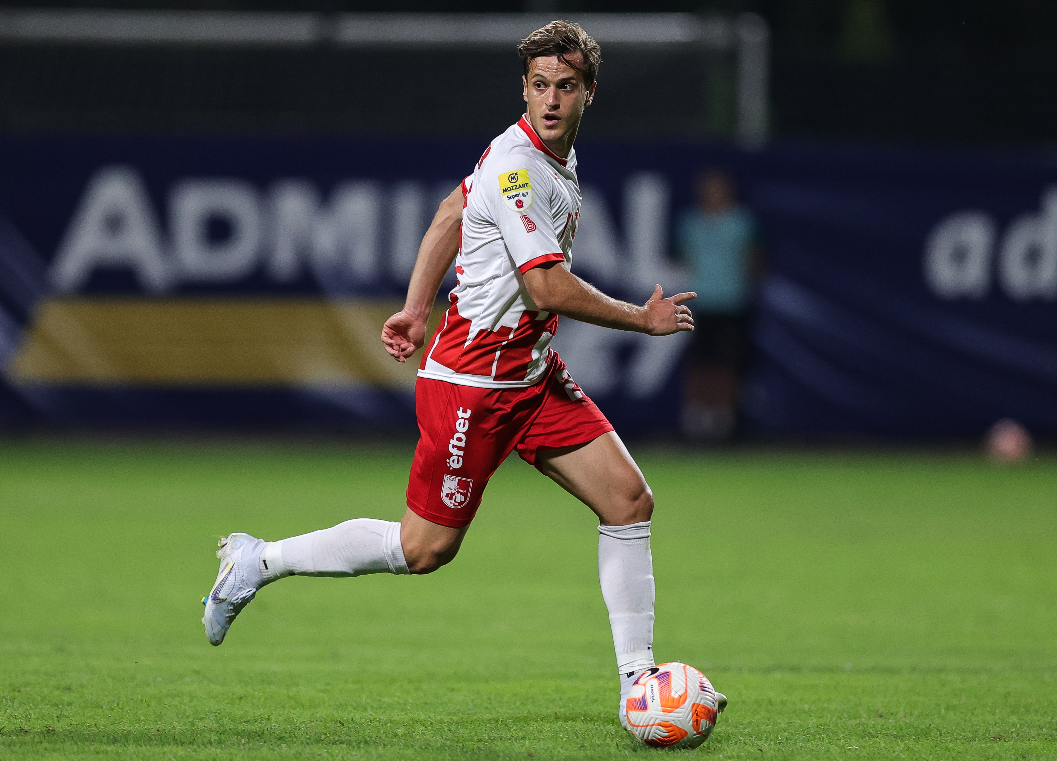 Sasa Jovanovic
Kolubara v Radnicki Nis, Mozzart Super Liga 2022/2023 on August 17, 2022 in Lazarevac, Serbia. (Photo by Srdjan Stevanovic/Starsport.rs ©)