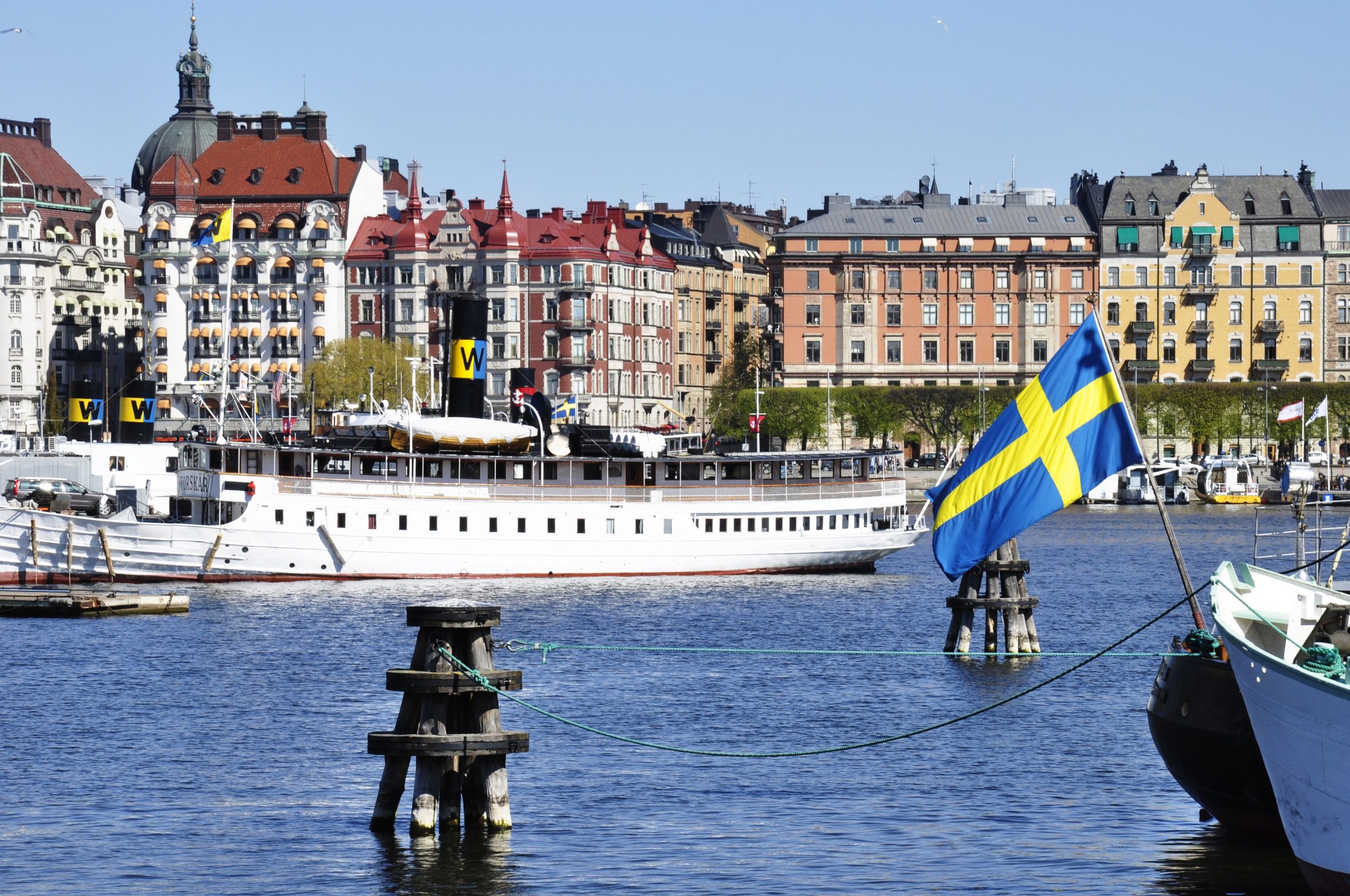 strandvägen in stockholm,Image: 168680453, License: Royalty-free, Restrictions: , Model Release: no, Credit line