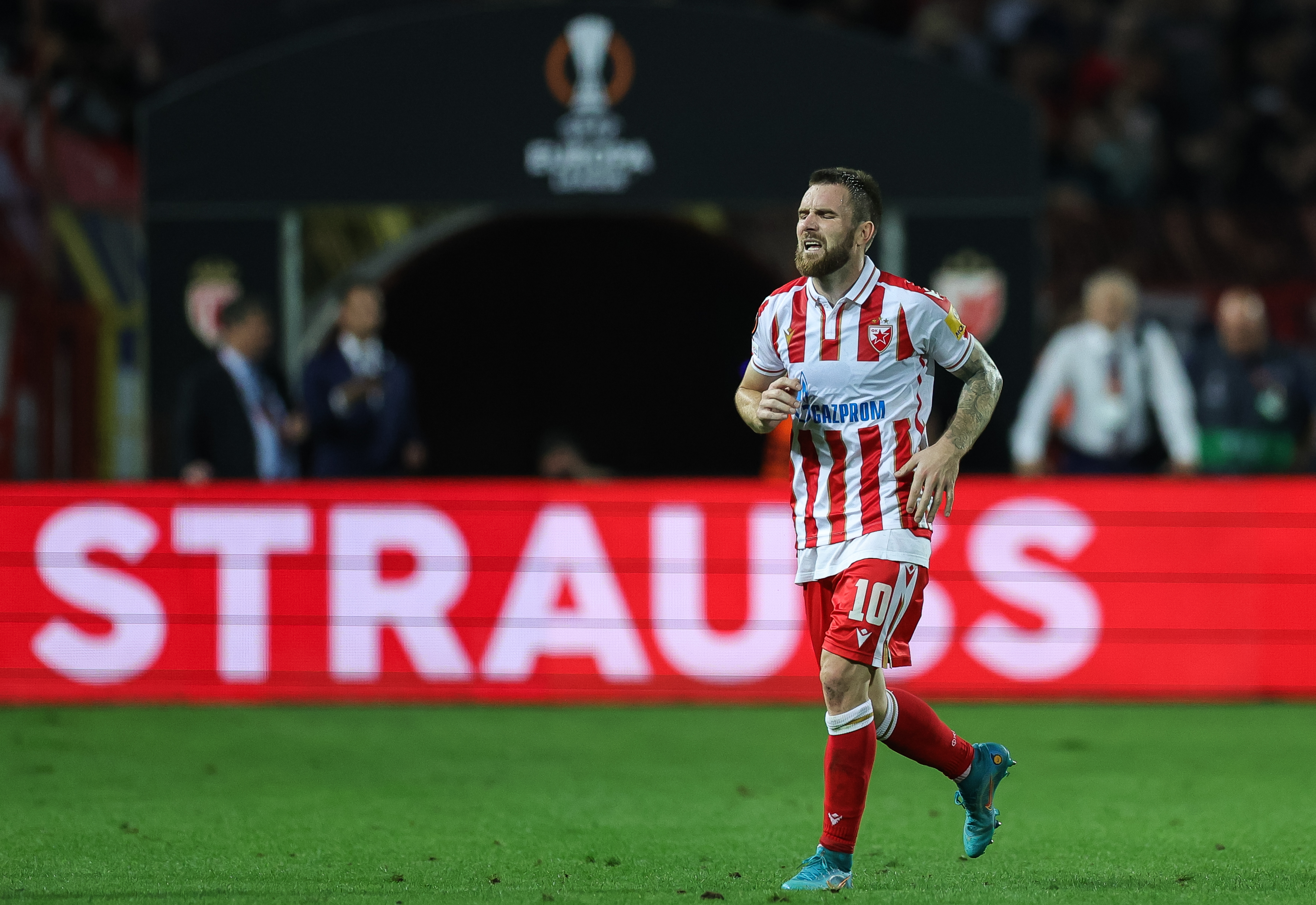 Aleksandar Katai
Crvena Zvezda v AS Monaco during the UEFA Europa League group H match Season 2022/2023 match at stadium Rajko Mitic on September 08, 2022 in Belgrade, Serbia. (Photo by Srdjan Stevanovic/Starsport.rs ©)