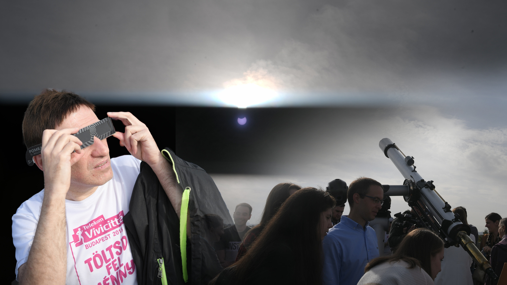 Beograd 25.10. Delimično pomračenje Sunca, astronomska opservatorija na kalemegdanu