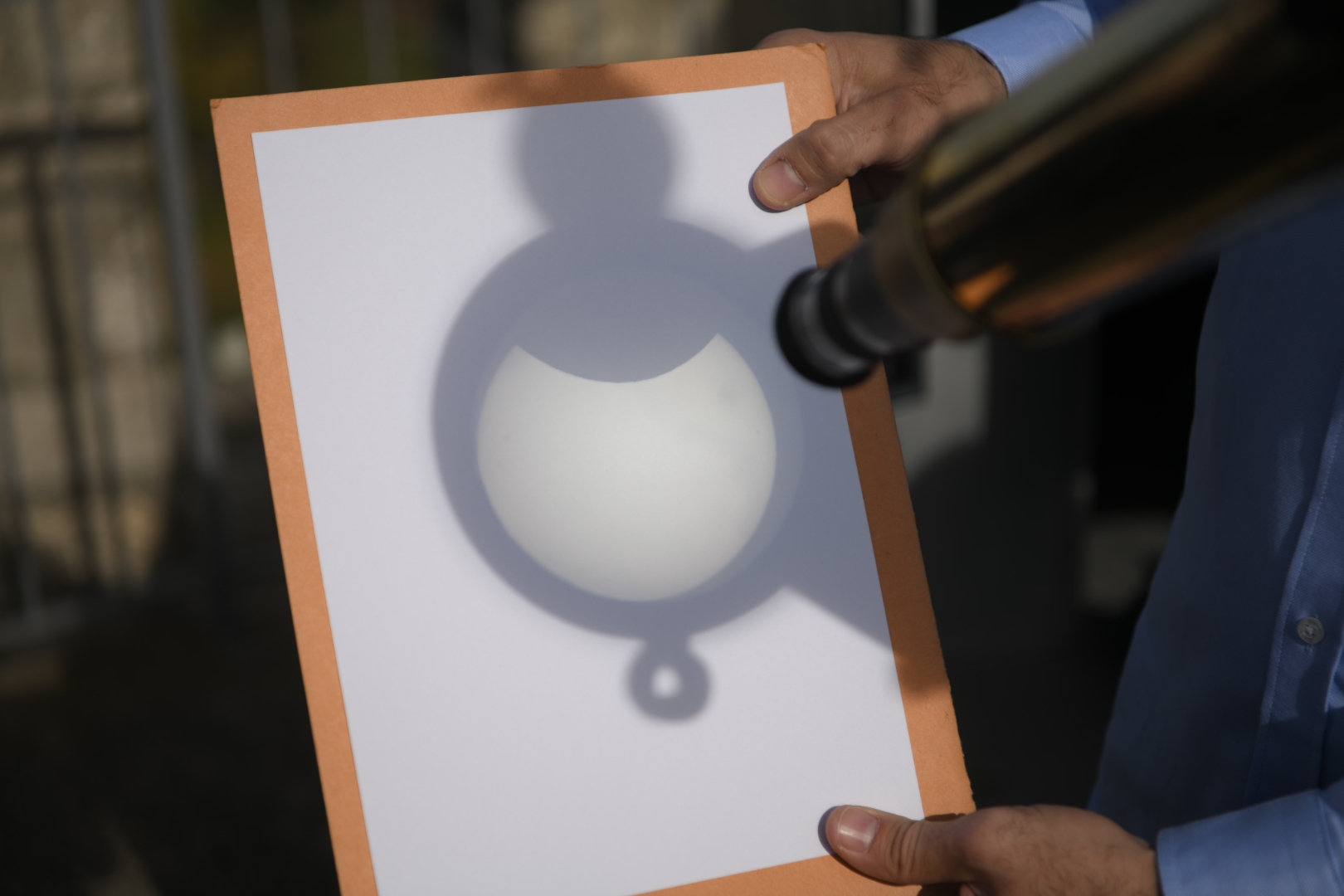 Beograd 25.10. Delimično pomračenje Sunca, astronomska opservatorija na kalemegdanu