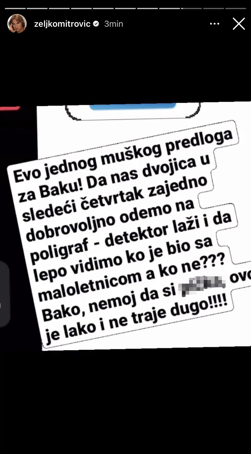Željko Mitrović, instagram Foto: Instagram/zeljkomitrovic