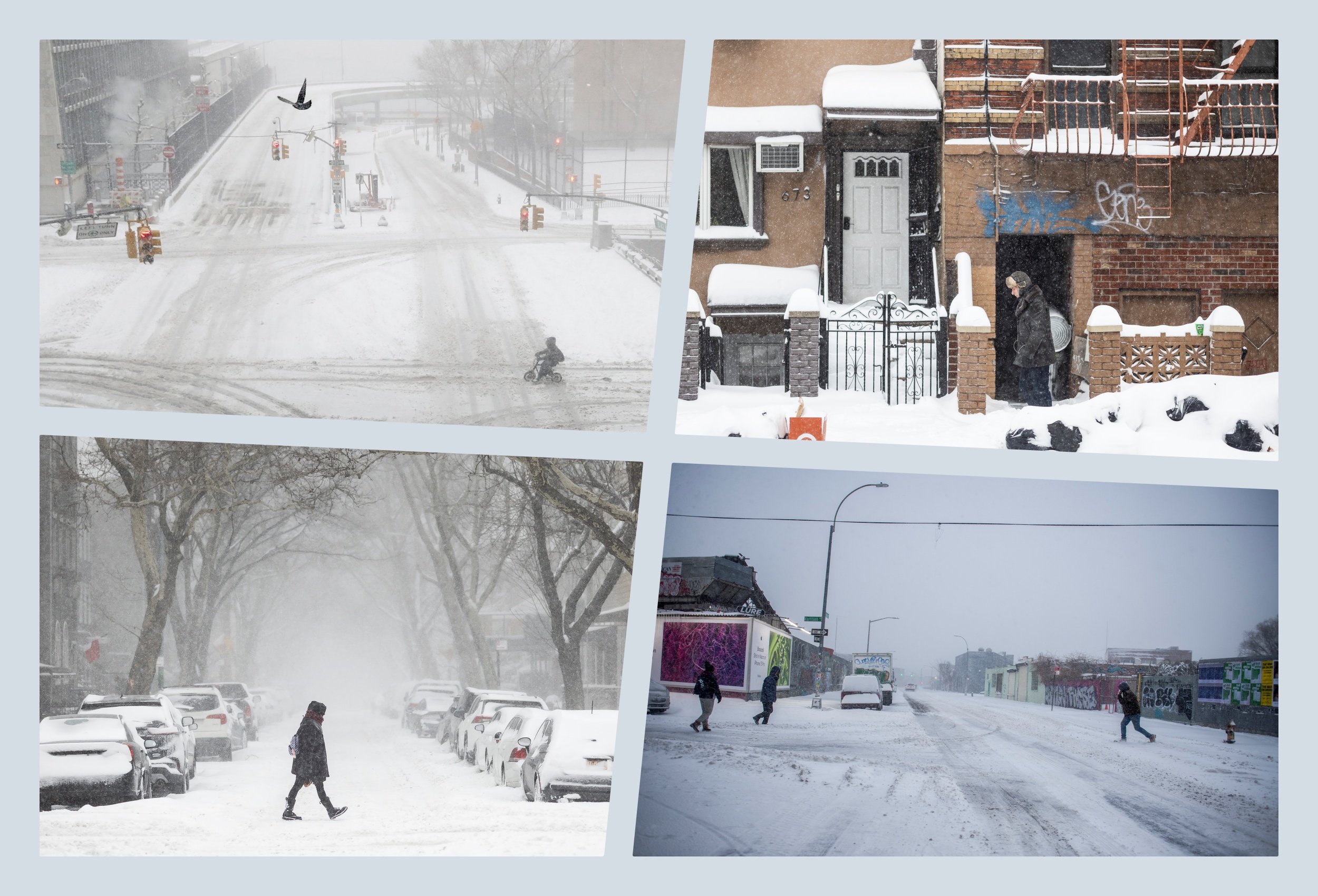 Njujork sneg zima snežna mećava