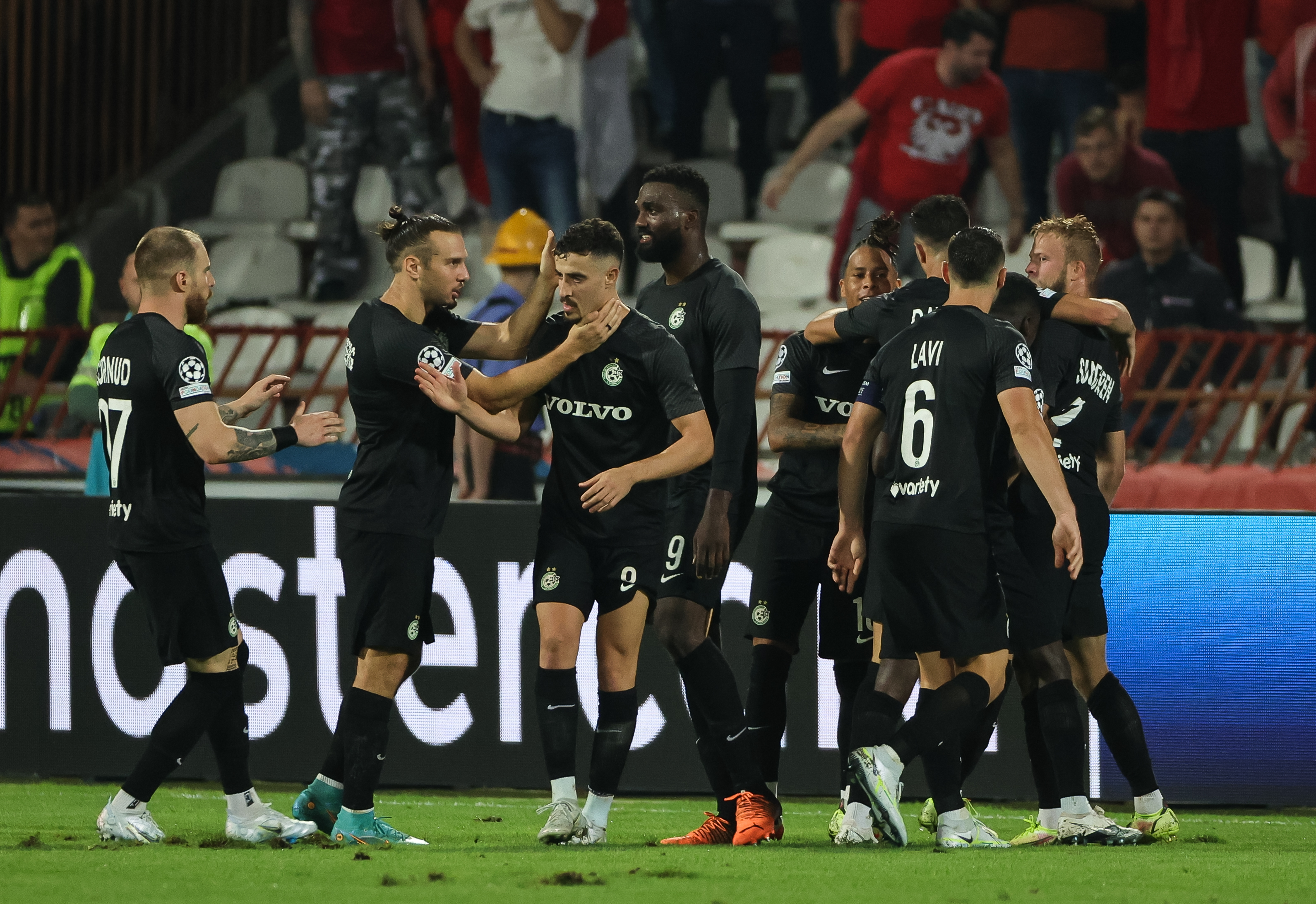 Crvena Zvezda v Maccabi Haifa - UEFA Champions League Play Off second leg match Season 2022/2023 on August 23, 2022 in Belgrade, Serbia. (Photo by Srdjan Stevanovic/Starsport.rs ©)