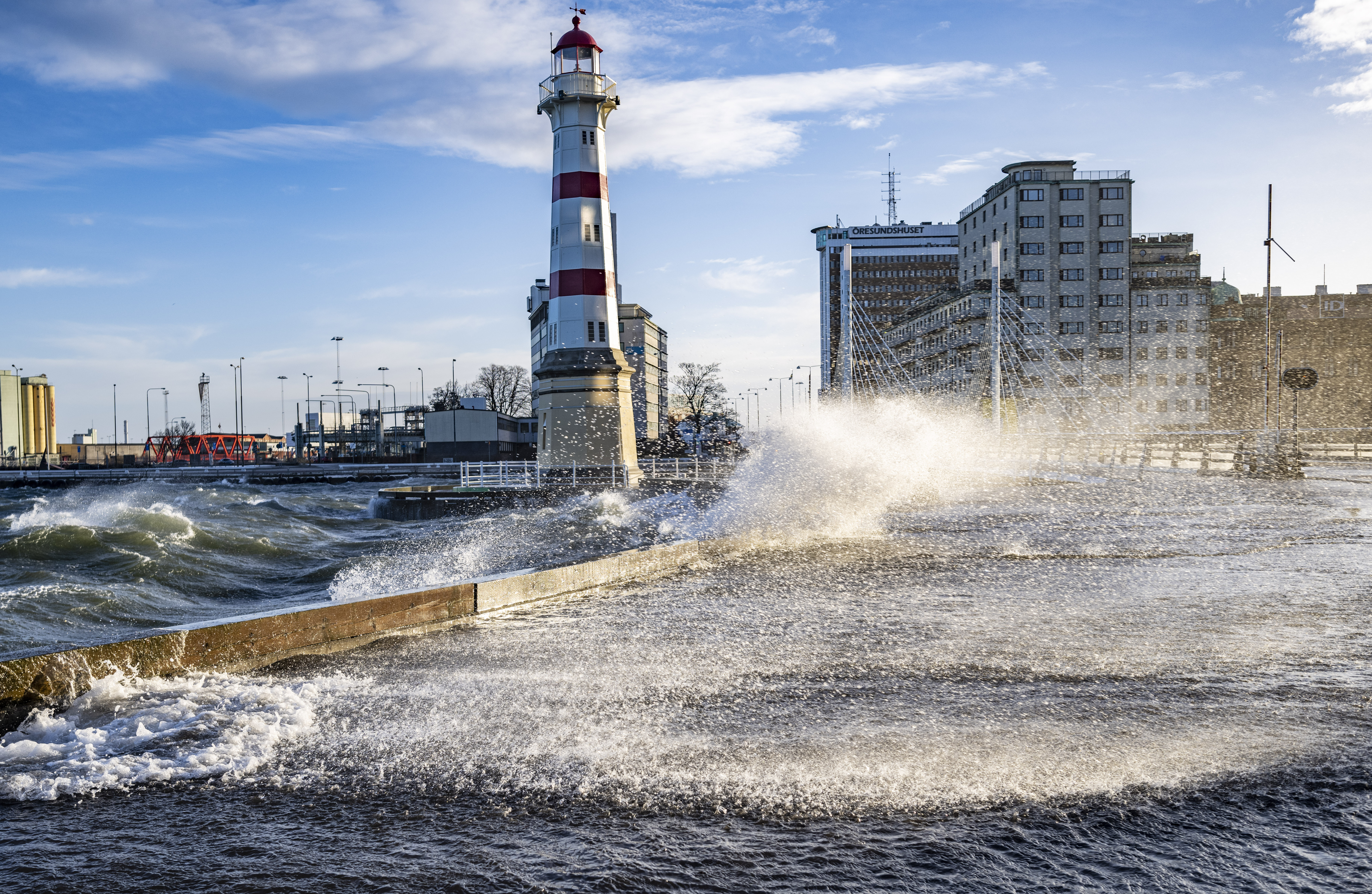 Storm Malik affects regions in Sweden