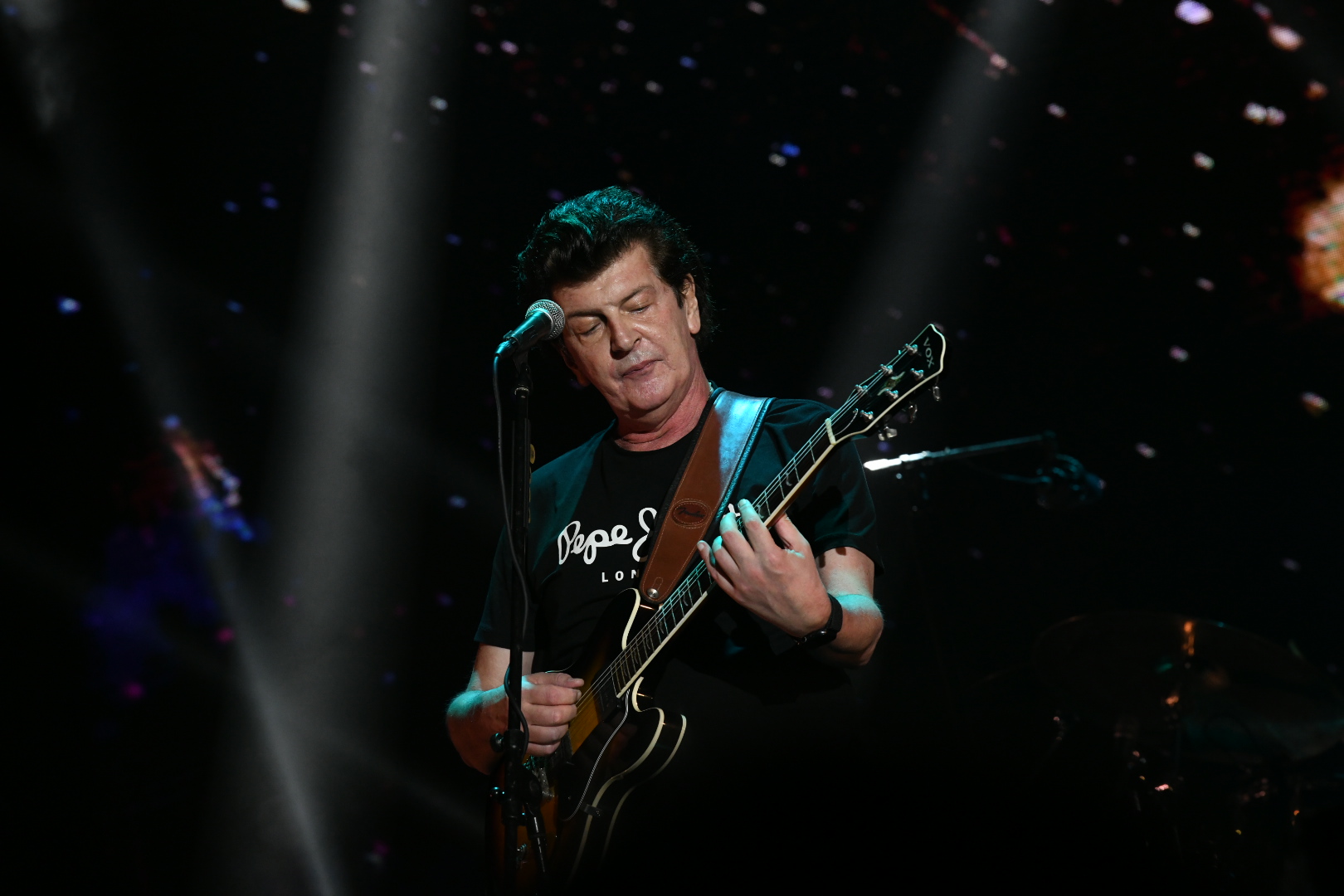 Momčilo Bajagić Bajaga
Beograd 16.07.2021. Koncert grupe Bajaga i instruktori na stadionu Tašmajdan, poznati Foto: Vesna Lalić/Nova.rs