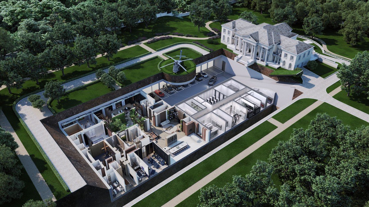 10,000 sq-ft underground bunkers with pools, indoor gardens and art galleries offer luxury escape for apocalypse-fearing mega-rich