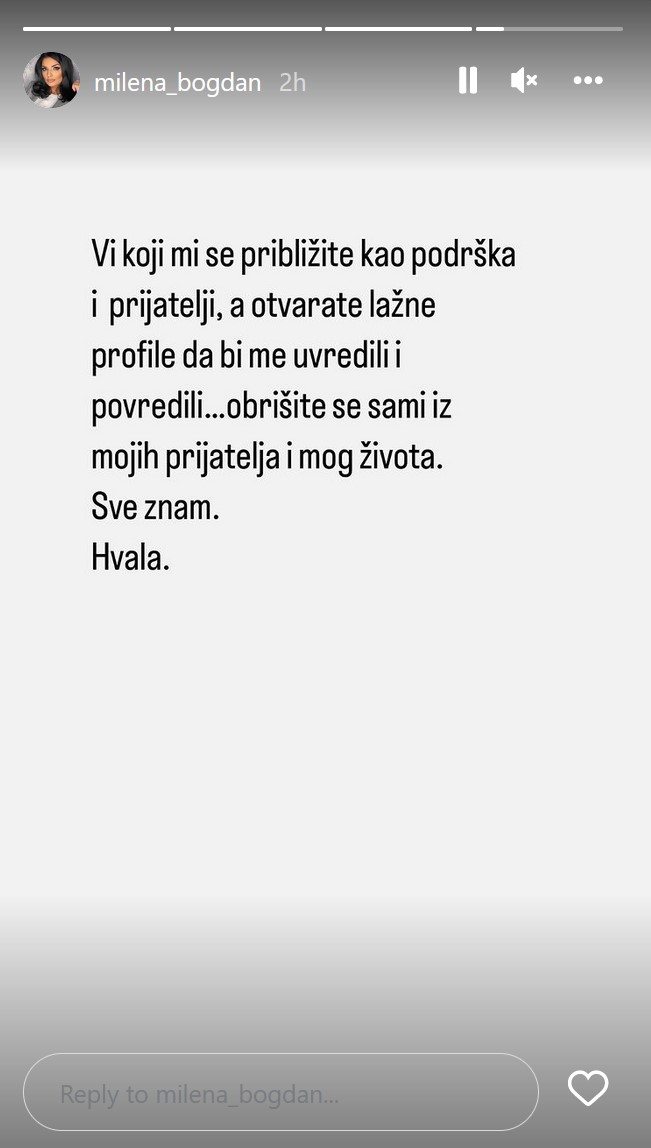 Milena Ivanović Foto: Instagram/milena_bogdan