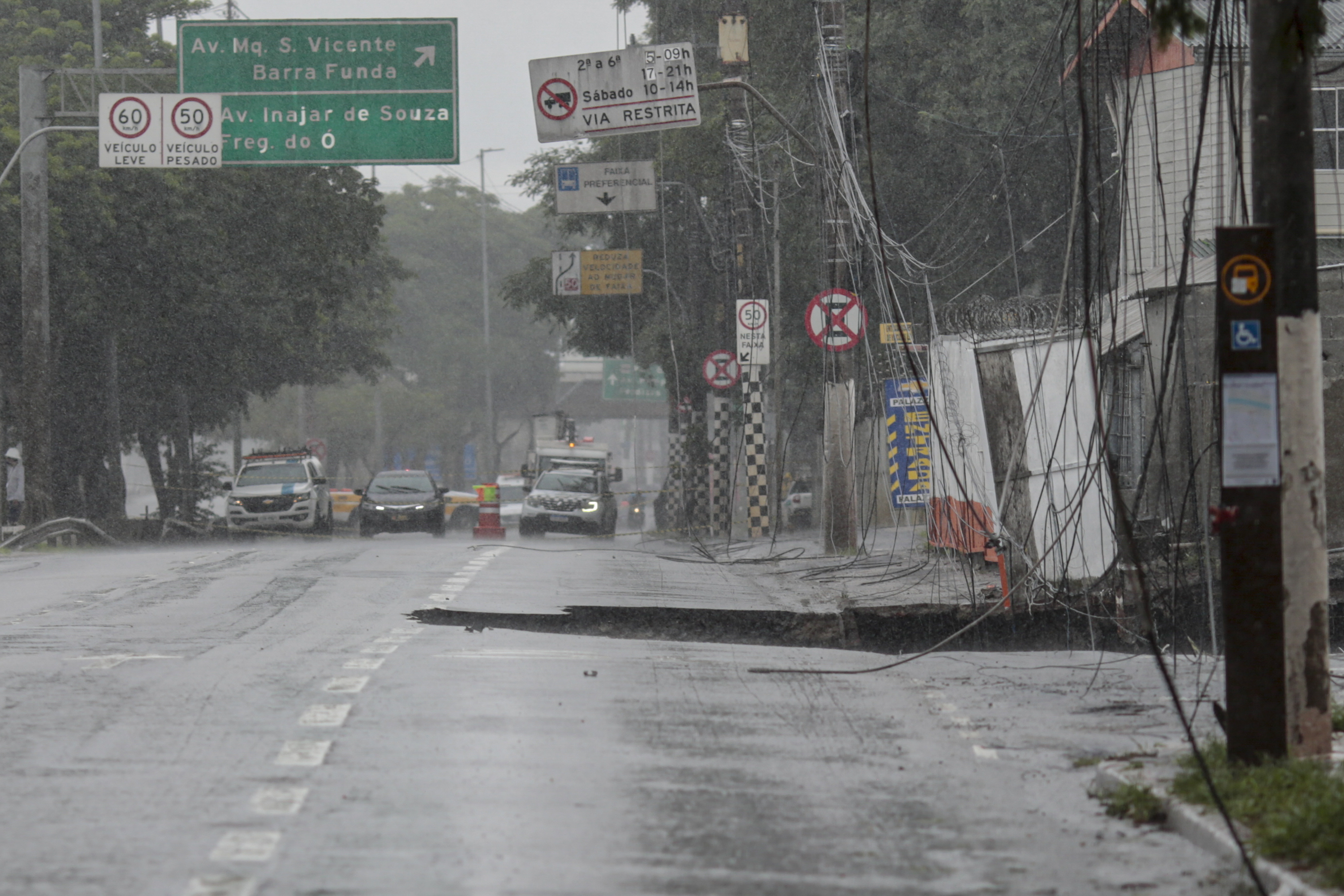 SAO PAULO, CRATER WORK SUBWAY LINE 6 ORANGE