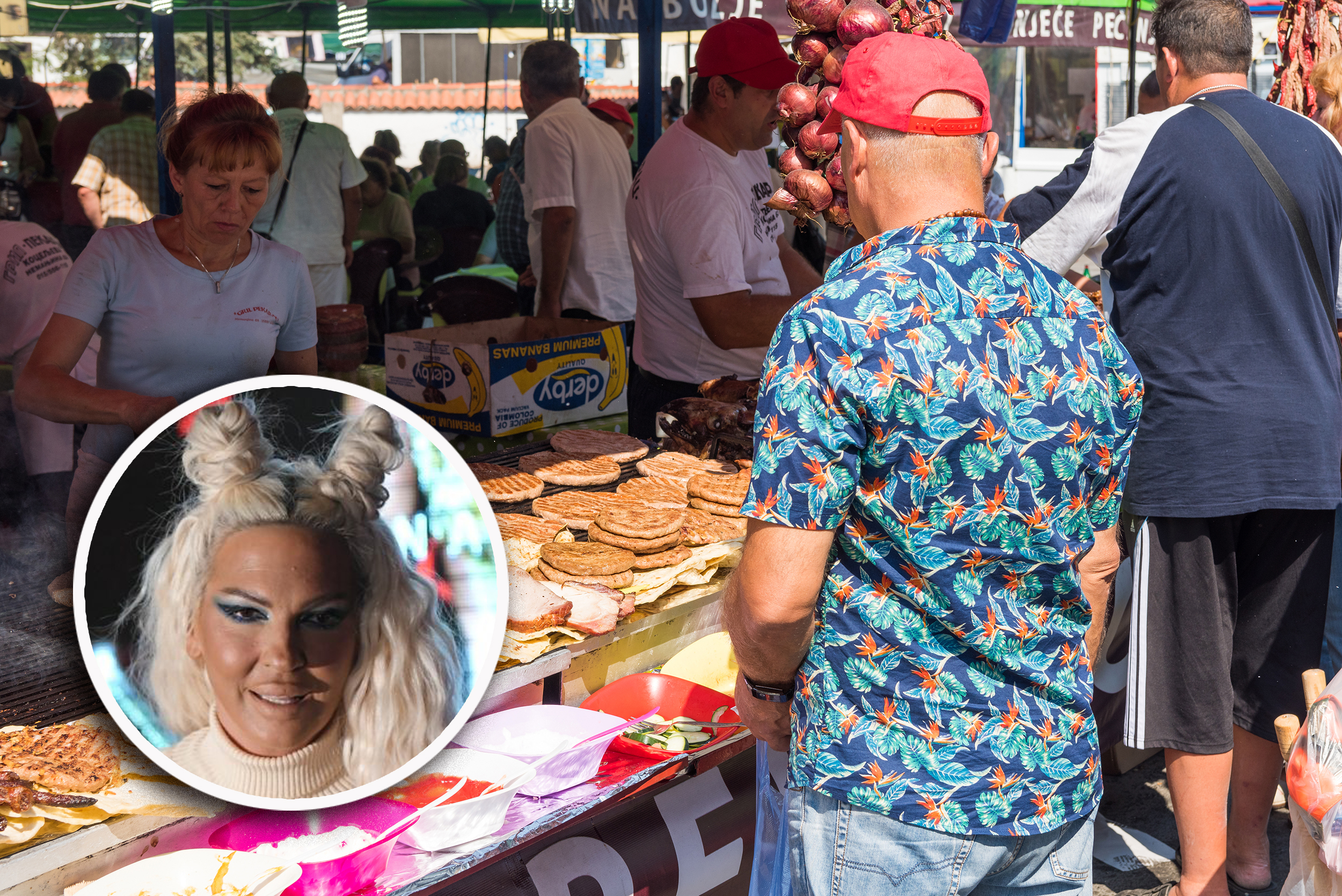 LESKOVAC, SERBIA - 02 September 2017 : The yearly Leskovac Grill Festival, also known as the barbecue week
 Jelena Karleuša Foto: Dragan Mujan/Nova.rs