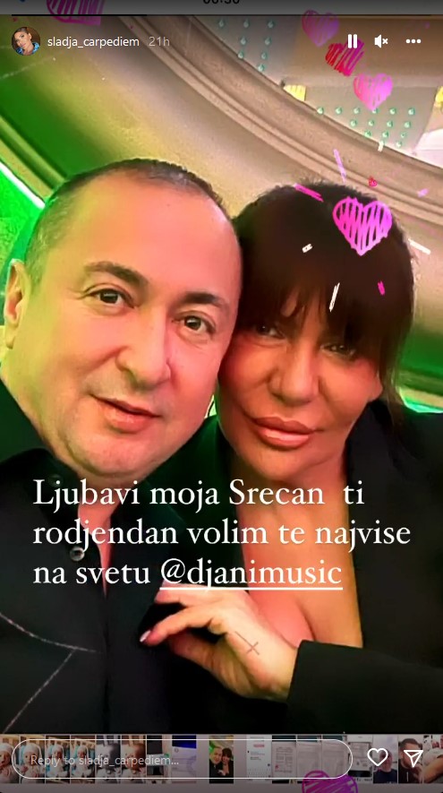 Sladjana Trajkovic i njena ljubav Radisa Trajkovic Djani
