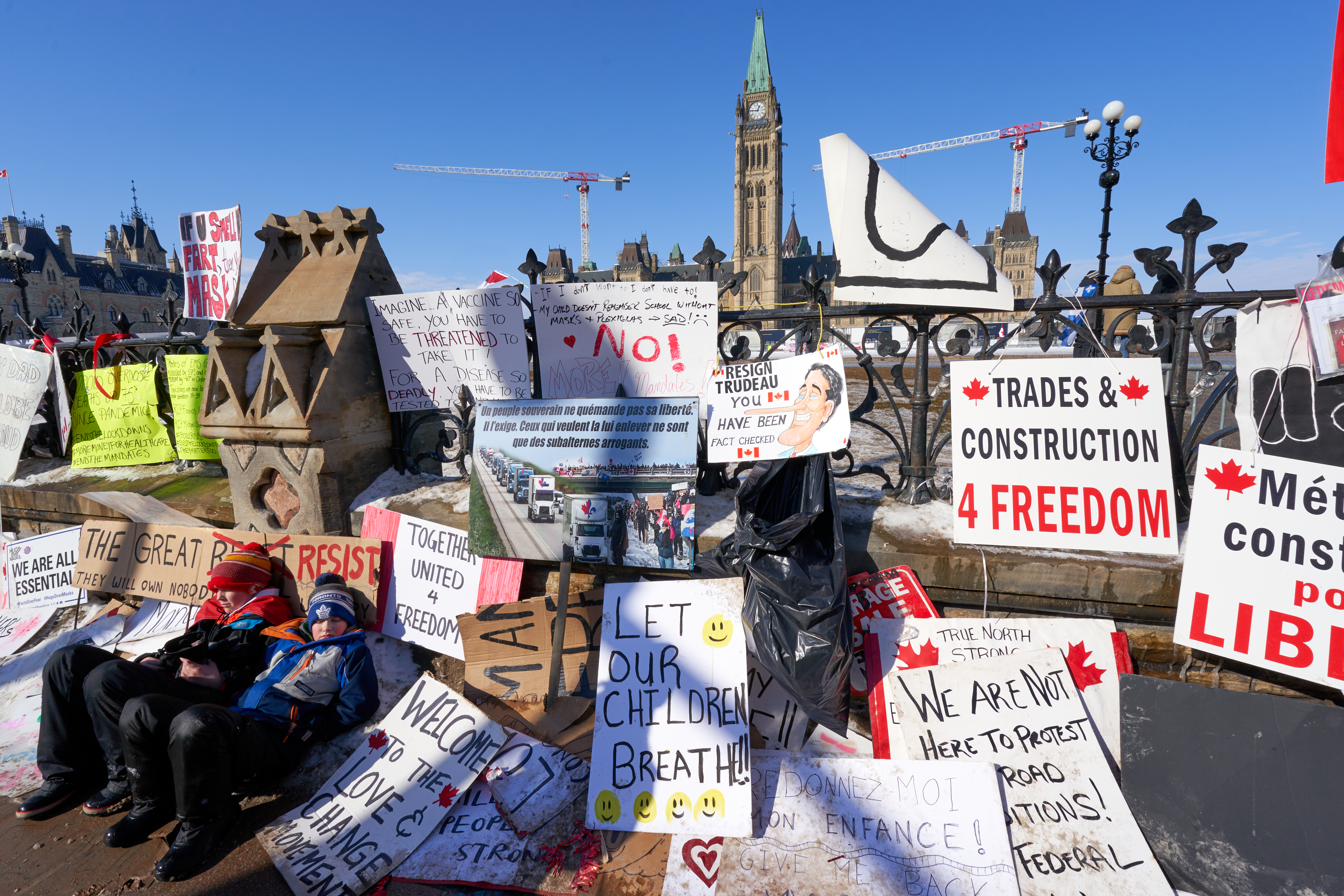 Truckers protest in Ottawa