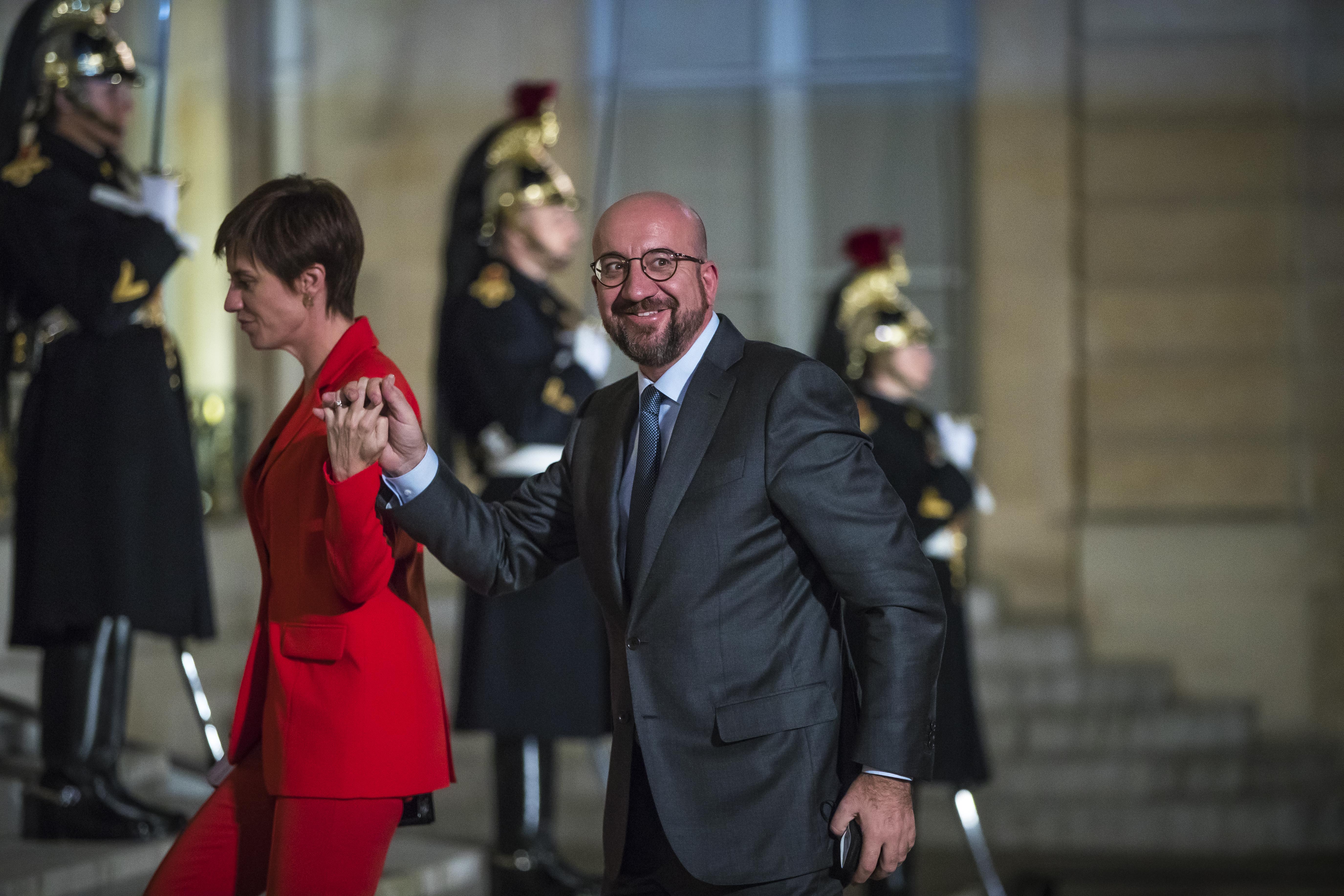 Peace Forum dinner at Elysee palace in Paris
