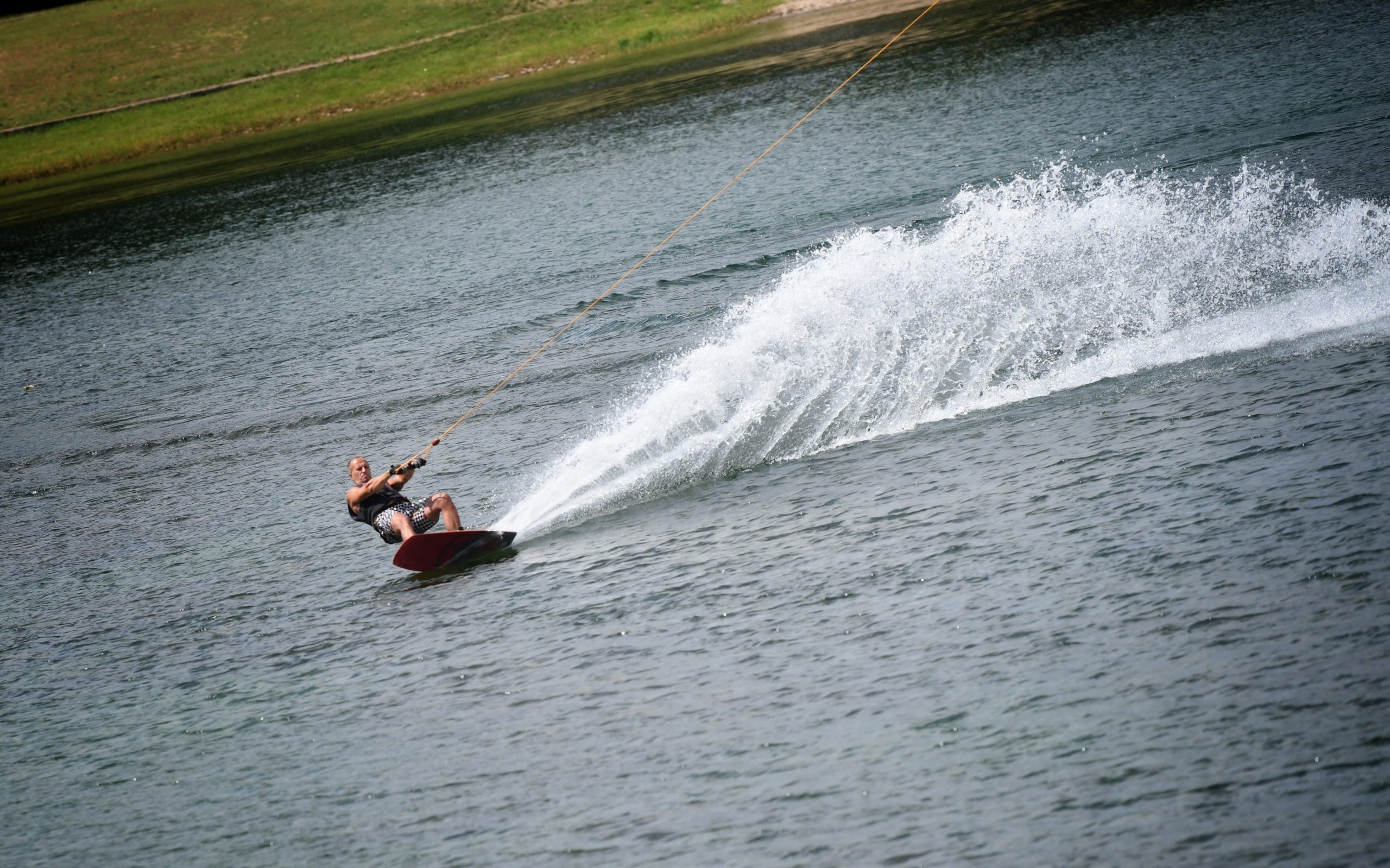 Beograd 12. jun 2022. Beogradsko more Ada Ciganlija, lepo vreme, cene, leto, skijanje na vodi Foto:Vesna Lalić/Nova.rs