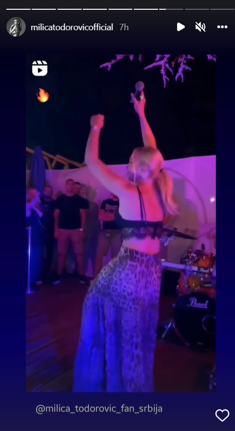 Milica Todorović Foto: Instagram/milicatodorovicofficial
