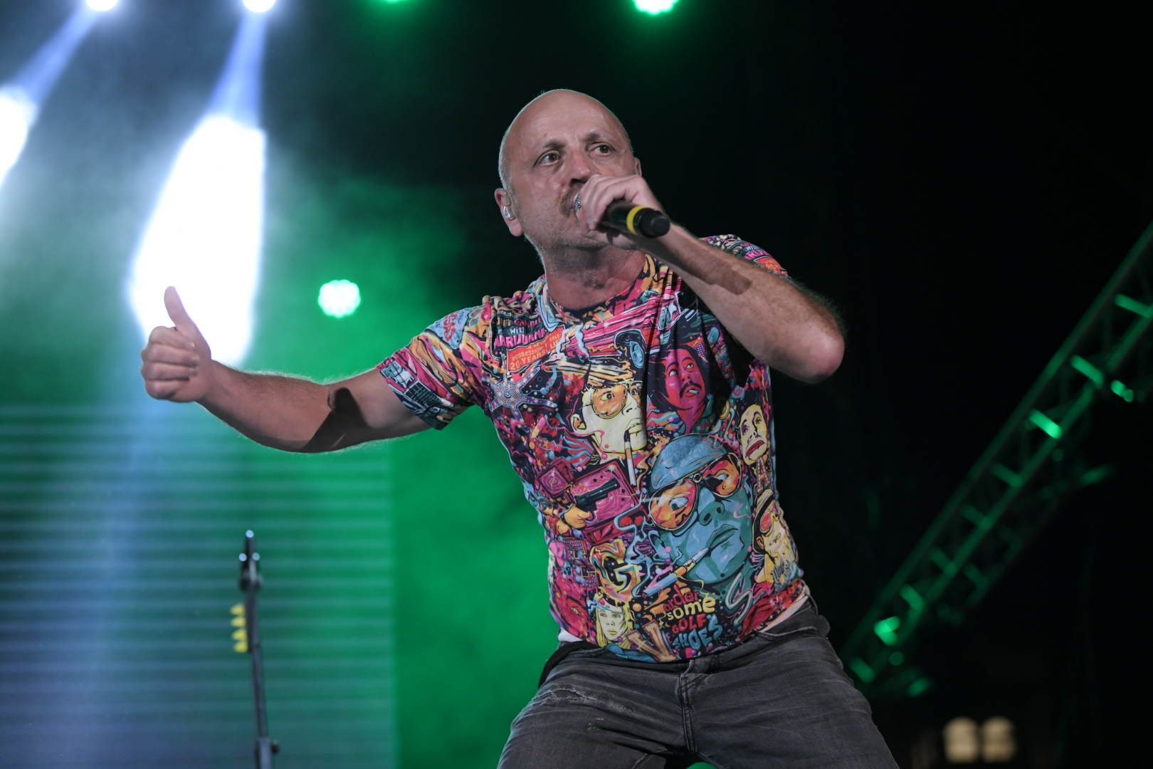 Beograd 21.08.2021. Mile Kekin, Hladno pivo. Koncert grupe Hladno pivo na stadionu Tašmajdan, Stadion Tašmajdan Foto: Dragan Mujan/Nova.rs