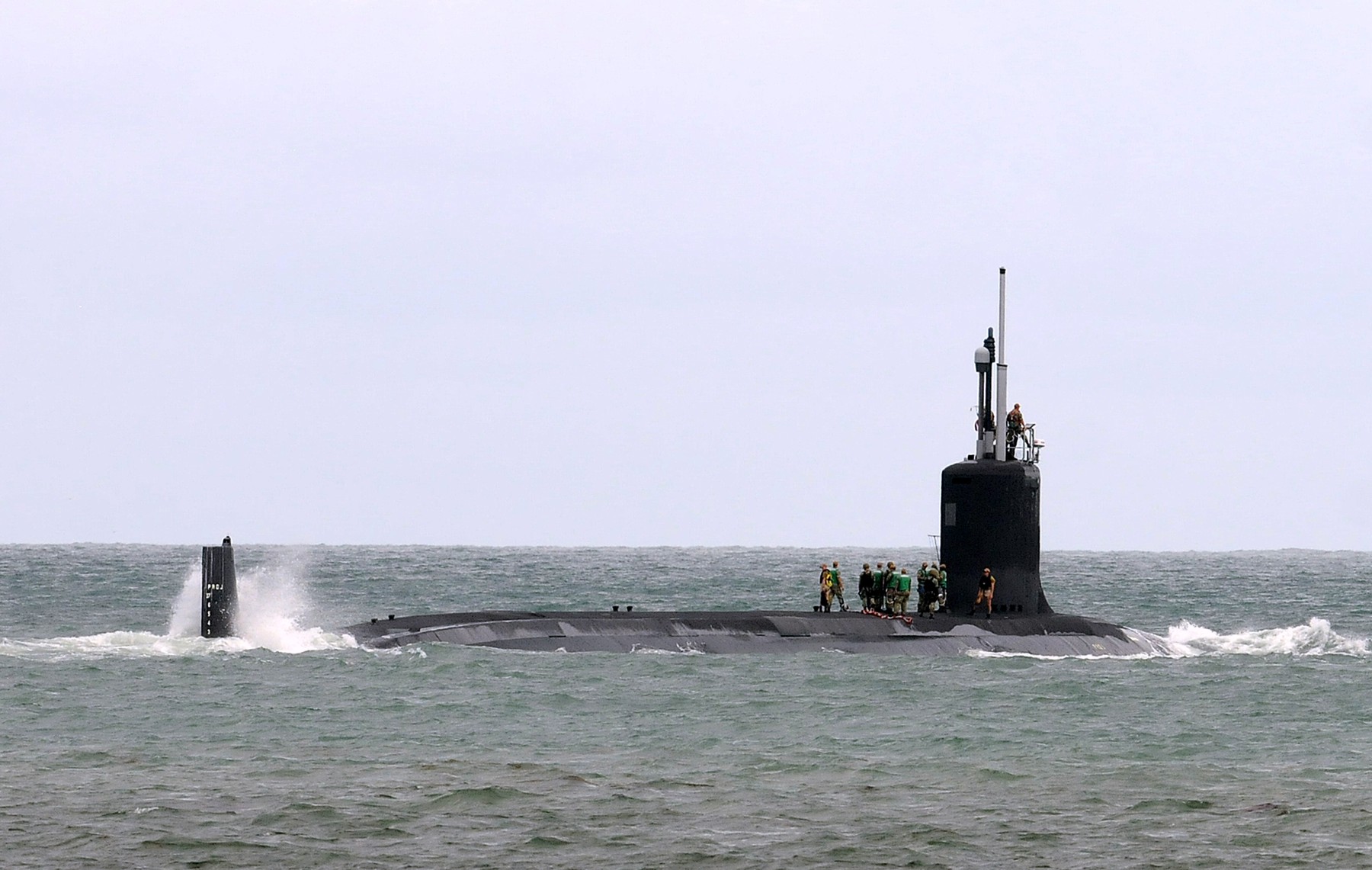 The USS Virginia Fast Attack Submarine Enters Service, Cape Canaveral, United States - 01 Oct 2018